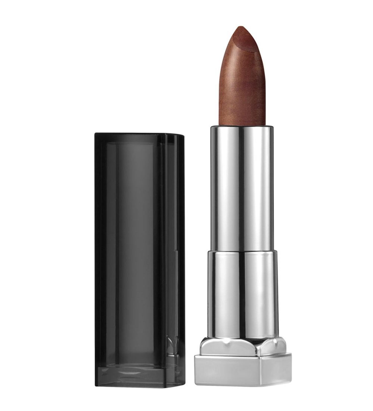 Maybelline New York Color Sensational Metallic Lipstick in Molten Bronze 0.15 oz - Long-Lasting Bronze Lip Color - Buy Online on SooperMarket.com