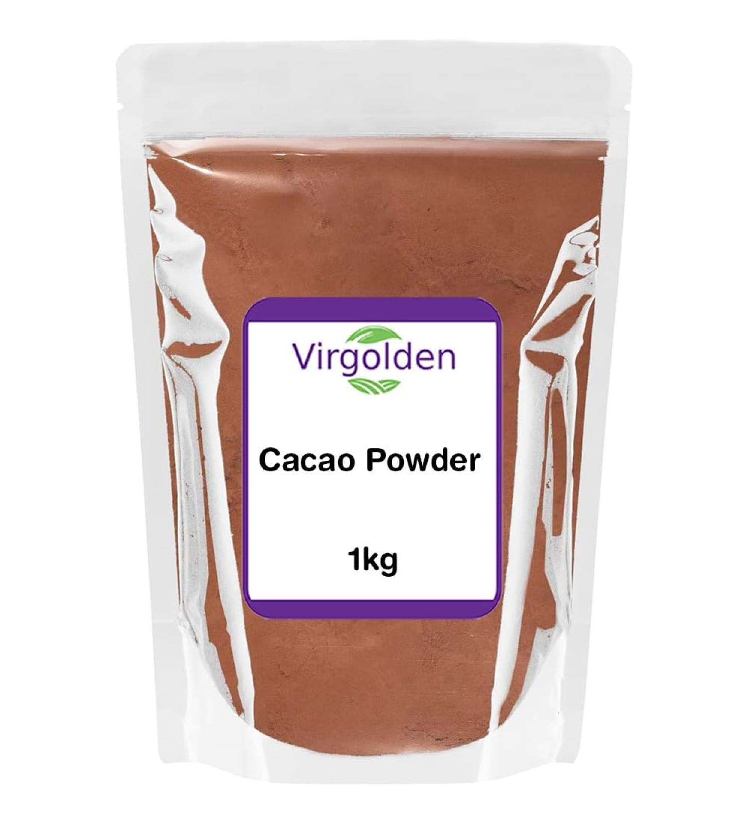 Cacao Powder 1kg by Virgolden - Great for Hot Chocolate Source of Magnesium - Buy Online on SooperMarket.com