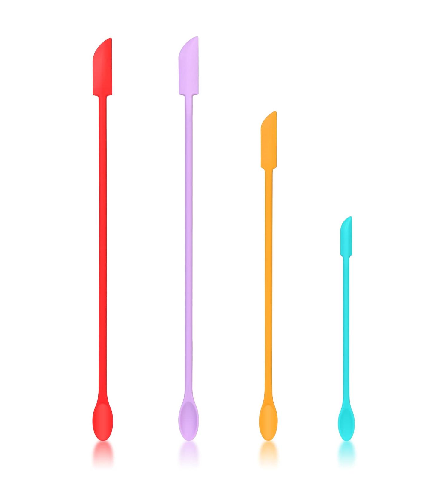 Multicolor Makeup Spatula Set - Last Drop Jar Scraper & Bottle Scraper Tool for Cosmetics - Buy Online on SooperMarket.com