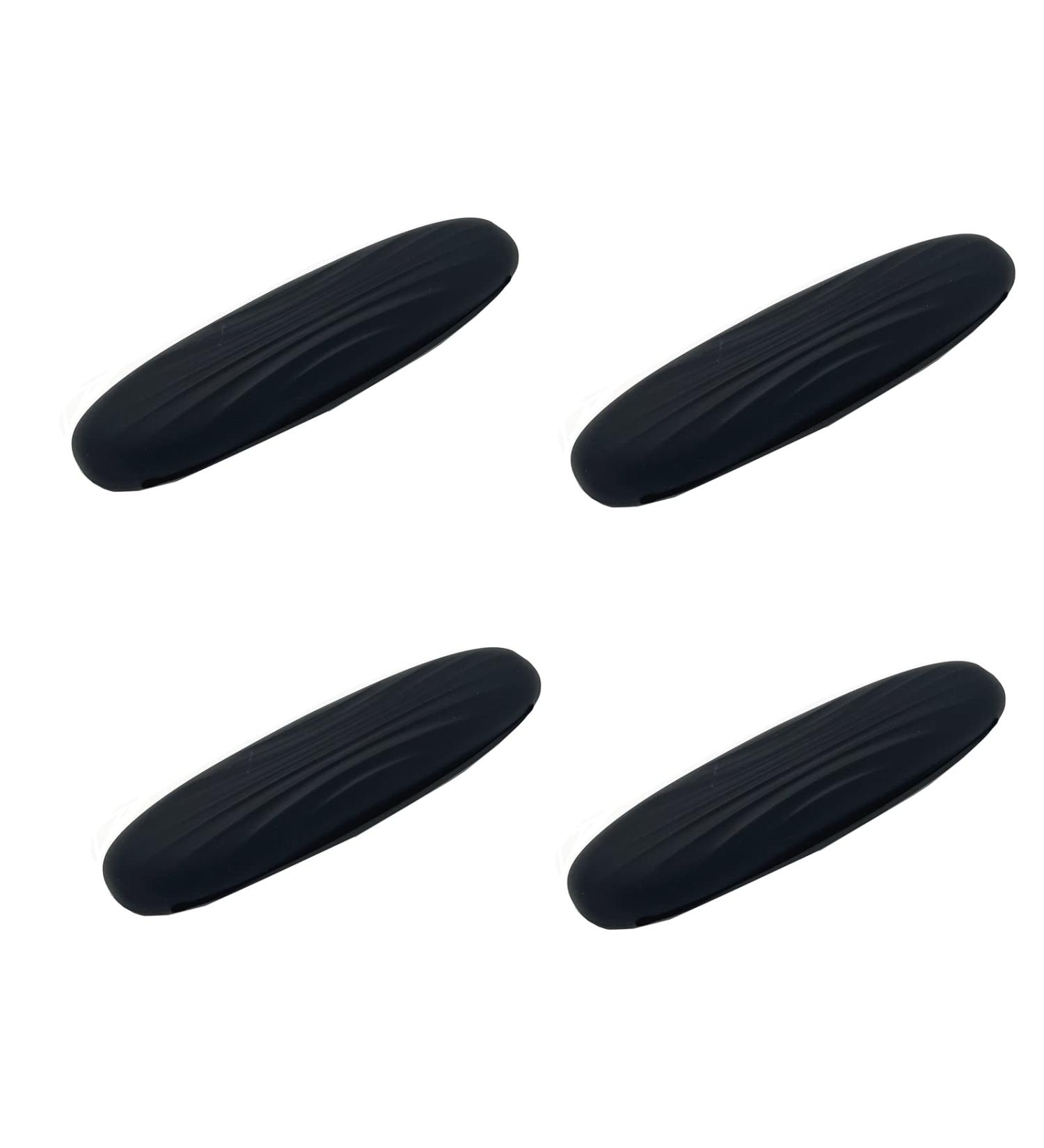 Buy TANG SONG 4 Pcs Silicone Makeup Brush Bag | Portable & Reusable Travel Makeup Holder for Women - Easy to Clean (Black) | International Shipping Available - Buy Online on SooperMarket.com