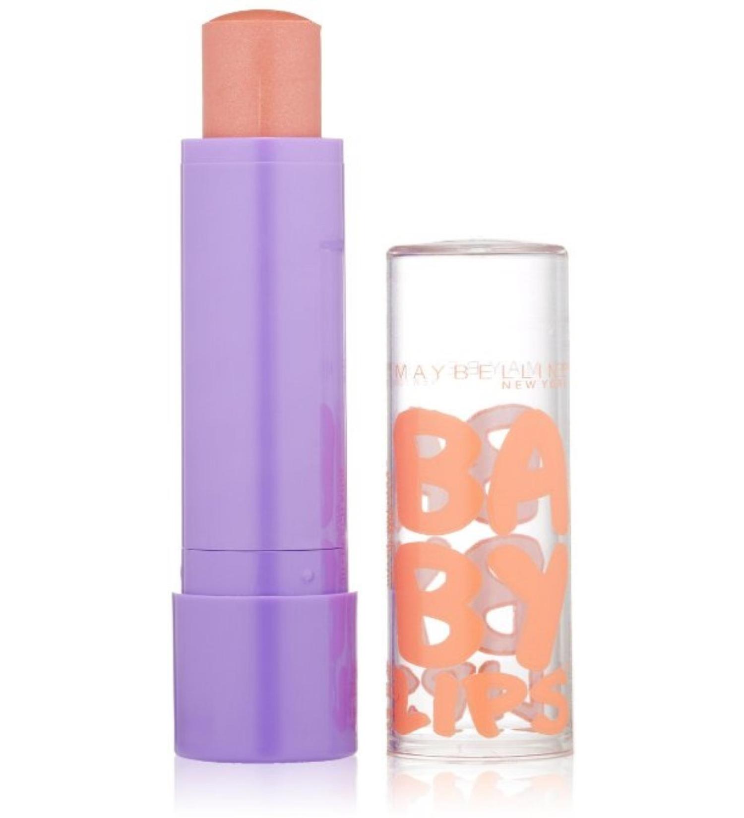 Maybelline Baby Lips Moisturizing Lip Balm SPF 20 Peach Kiss 0.15 oz (Pack of 2)