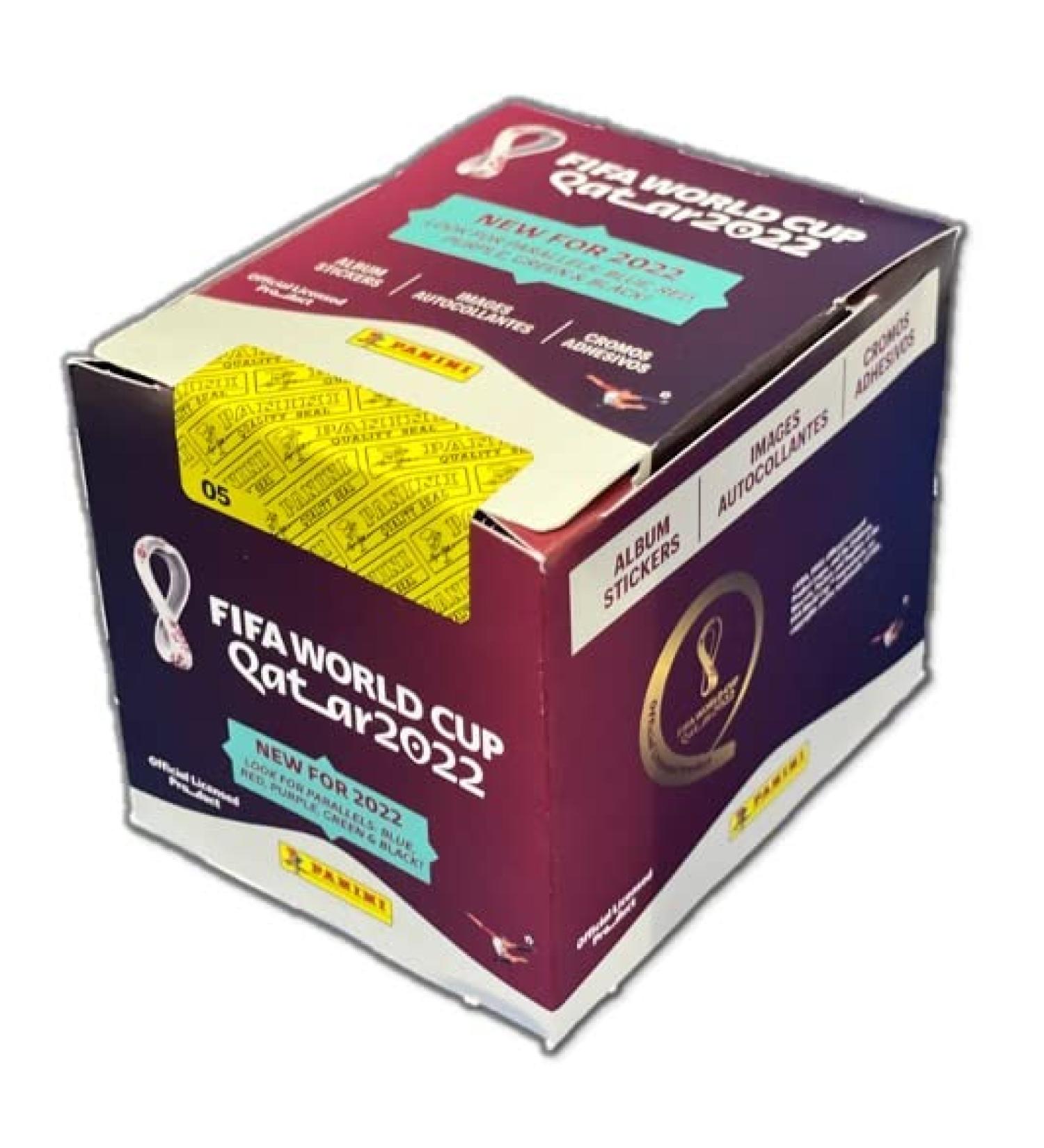 Panini FIFA World Cup Qatar 2022 Sticker Box - 250 Stickers, Official Collection - Buy Online on SooperMarket.com