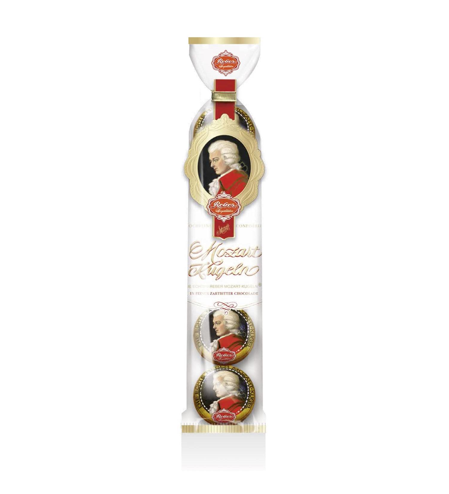 Buy Mozart Balls - Dark Chocolate with Pistachio Marzipan & Nougat | 5 Bags (100g) - International Shipping Available - Buy Online on SooperMarket.com