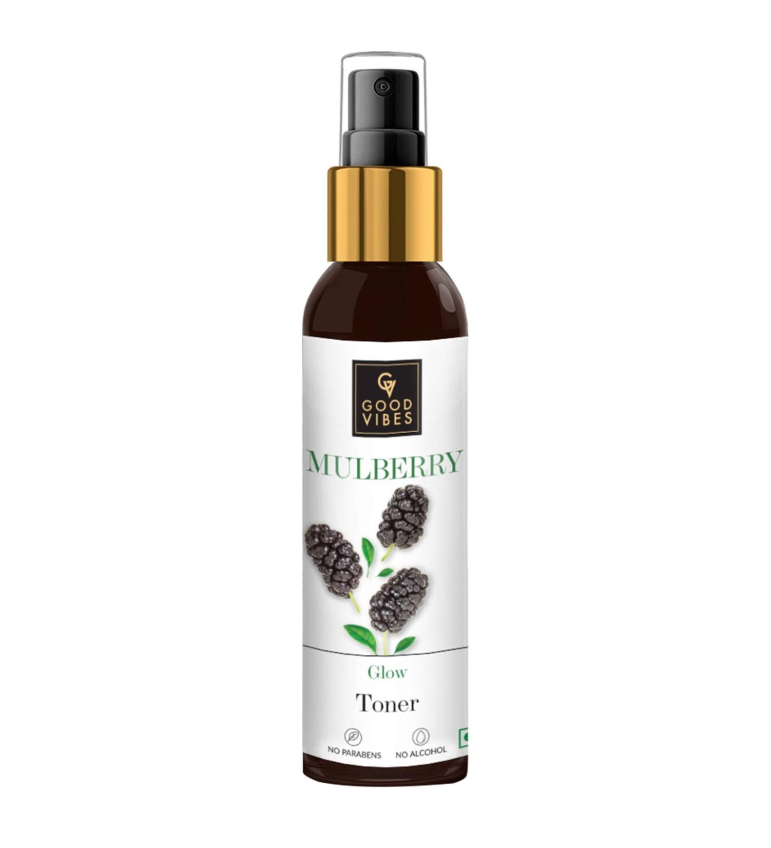 Good Vibes Mulberry Toner 120 ml | Maintain Skin Elasticity & Healthy Complexion - International Shipping Available - Buy Online on SooperMarket.com