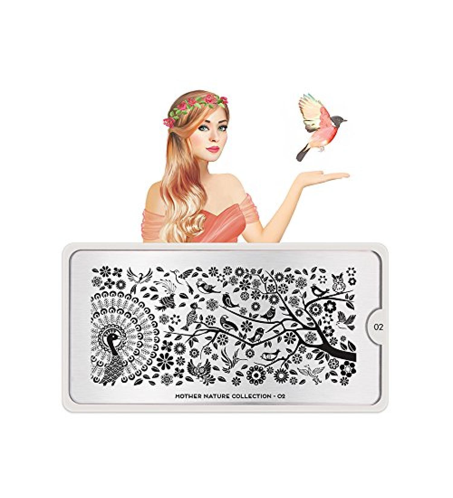 Moyou Stamping Stencil - Mother Nature 02 | International Shipping & Fast Delivery - Buy Online on SooperMarket.com