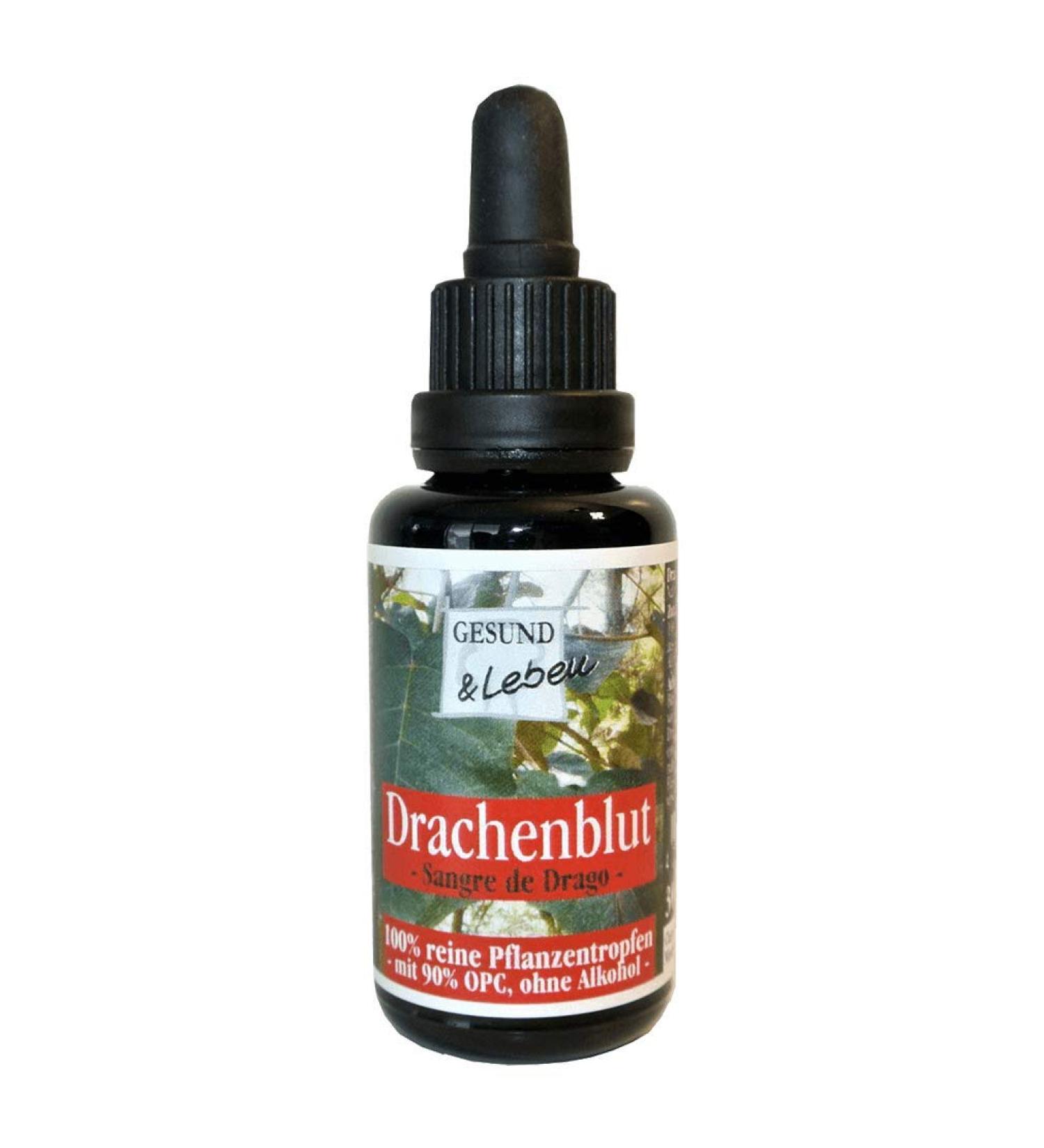 Health & Living Doc Nature s Dragon Blood Sangre de Drago 30 ml pure plant drops with 90% OPC without alcohol gluten -free lactose -free vegan