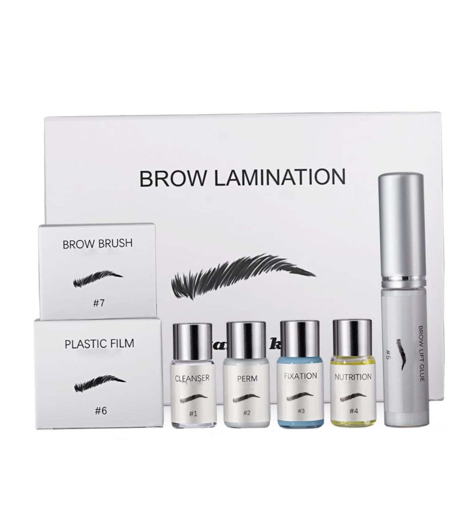 Beauty Brows Kit for 45-60 Days 3D Eyebrow Lamination Kit Natural Trendy Long Lasting Perming Eyebrow Kit for Home Use - Buy Online on SooperMarket.com