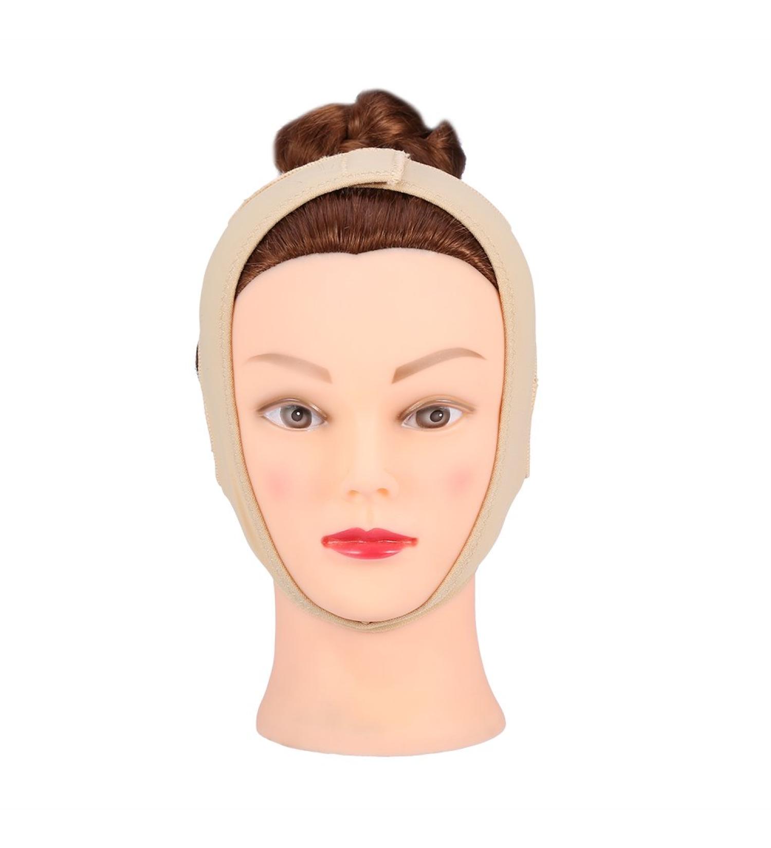Facial Slimming Strap | V Line Chin Lifting Bandage for Women | Anti-Aging Face-Lifting Firming | Pain-Free and Effective (L) - Buy Online on SooperMarket.com