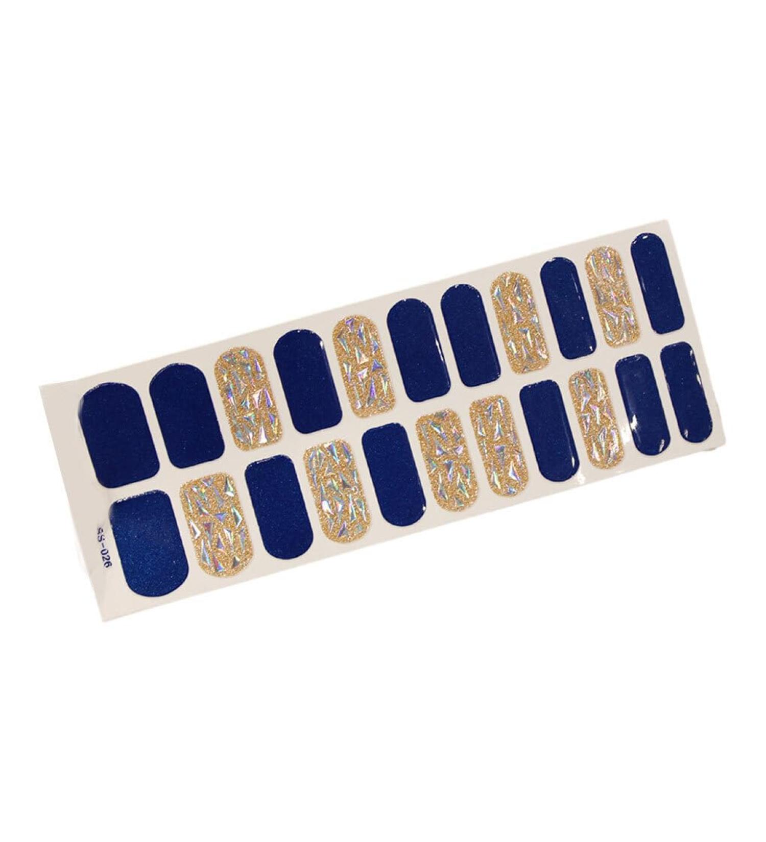 kawehiop Gel Nail Stickers With UV Light Long-lasting And Easy To Apply Rich Color Variety Silica Gel Adhesive Full Nail Wraps - Buy Online on SooperMarket.com