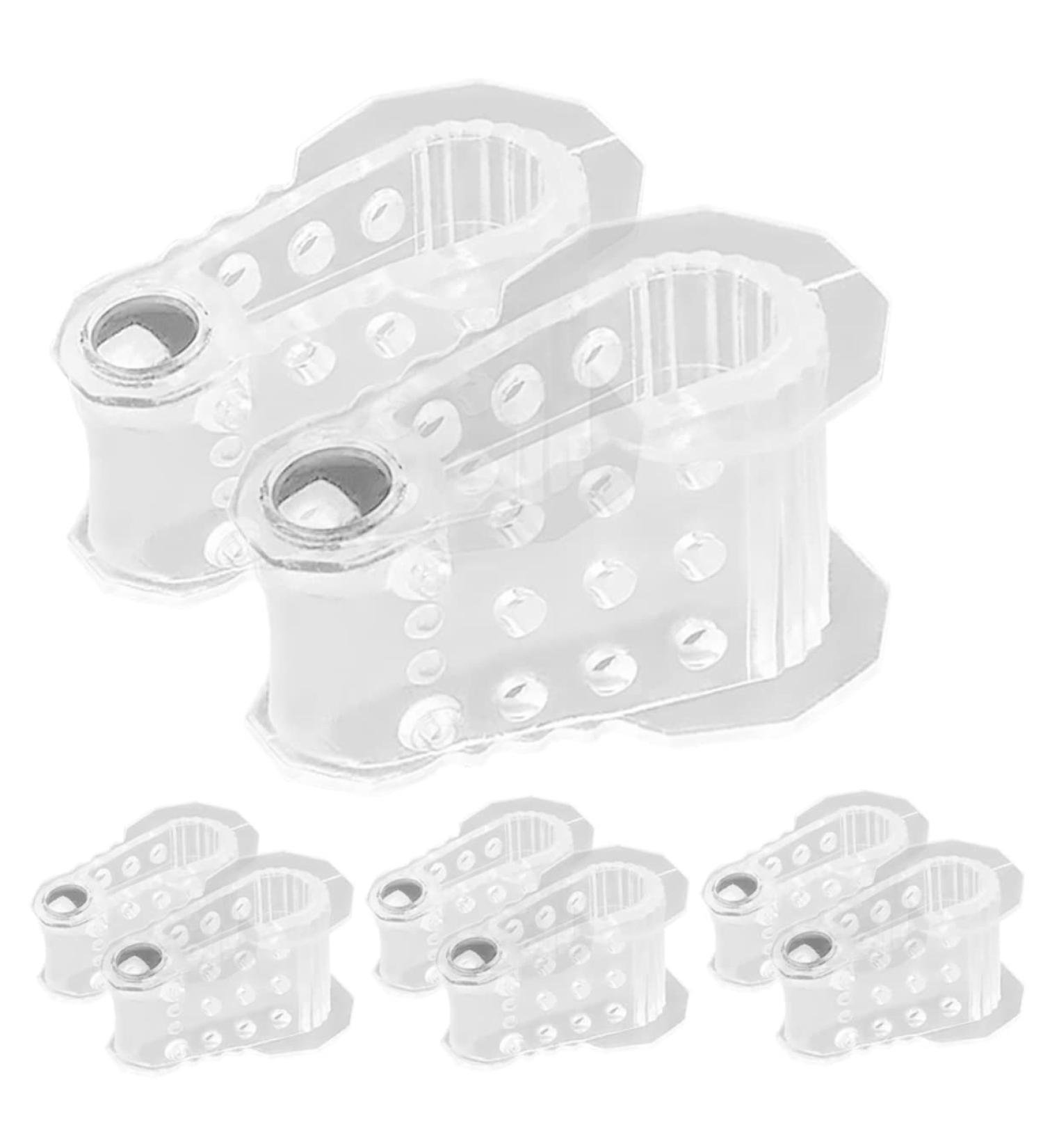 FOMIYES Magnetic Toe Splint Set - 4 Pairs | Bunion Correctors & Toe Spreaders for Foot Stretcher | Nail Clipper & Separator Tool for Toe Alignment - Buy Online on SooperMarket.com