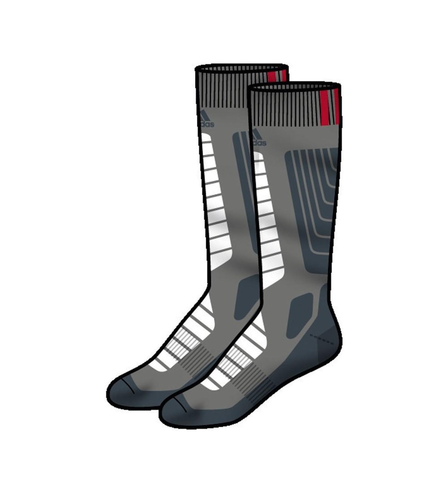 adidas Terrex Ski Tour ski touring socks 34-36 Vapor Grey