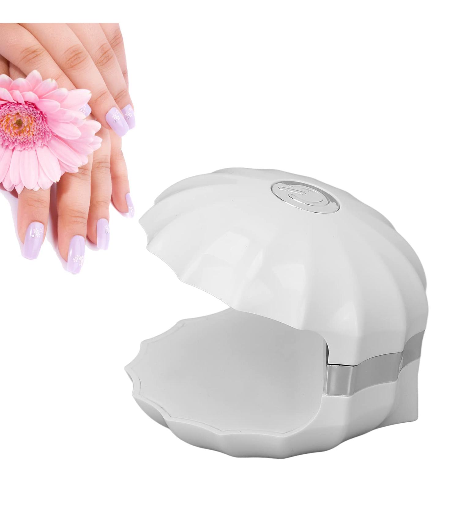 18W Mini Nail Polish Dryer - Dual Light Source 5-Chip Nail Hardening Lamp for DIY Manicure | Perfect for Women & Girls - Buy Online on SooperMarket.com