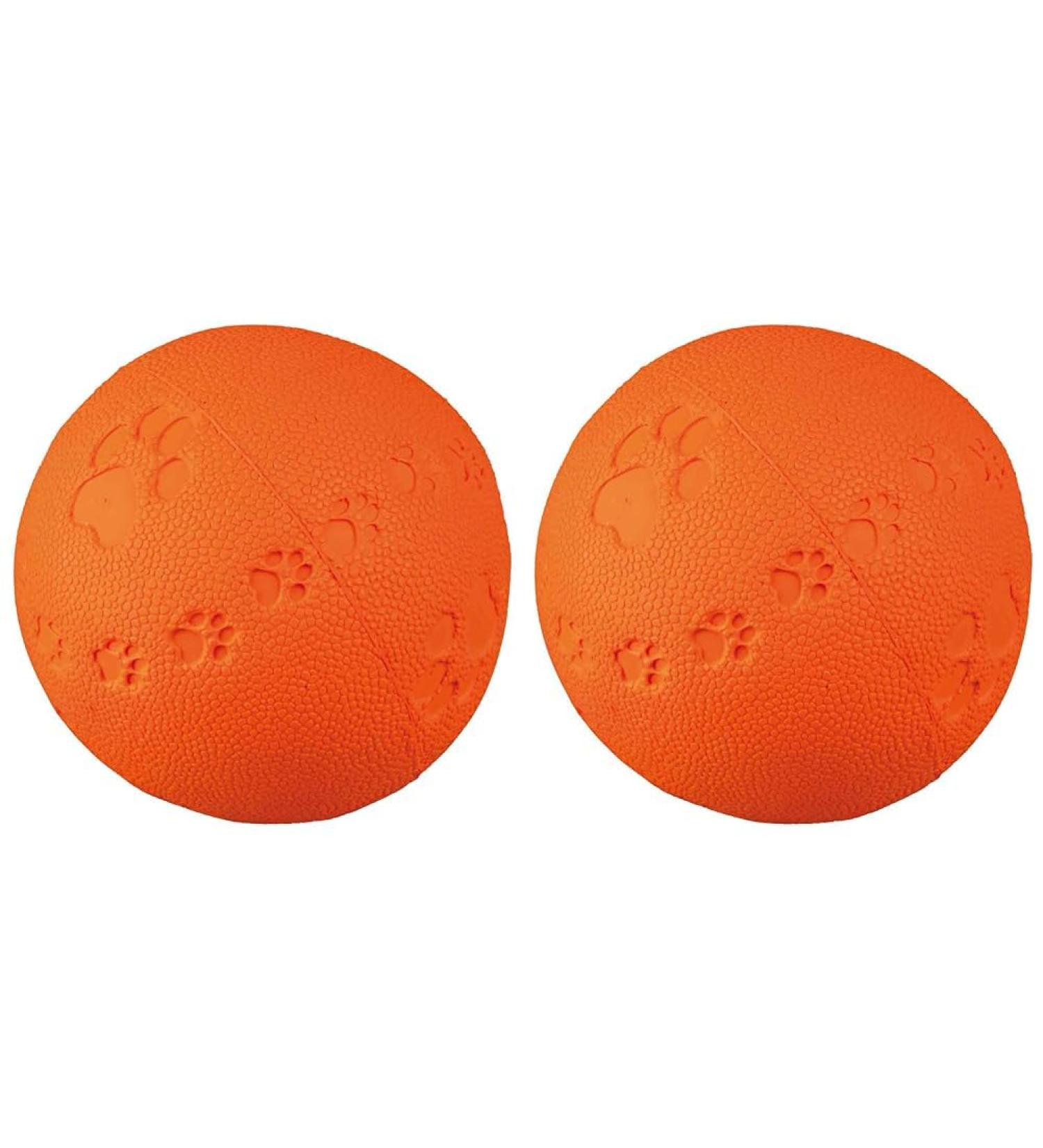 TRIXIE 34863 Natural Rubber Play Ball 9 cm - Pack of 2 | Durable & International Shipping - Buy Online on SooperMarket.com