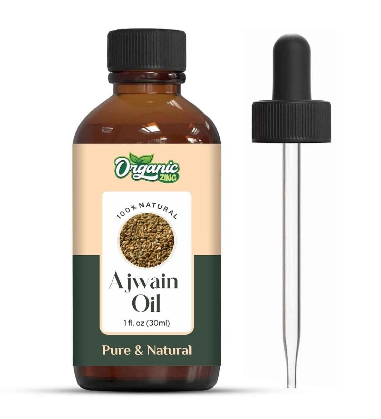 Ajwain Oil - Pure & Natural Essential Oil for Skincare Hair Care & Massage - 30ml | Trachyspermum Ammi - Buy Online on SooperMarket.com