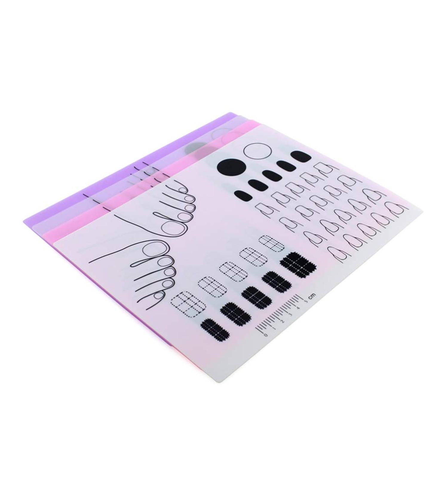 FOMIYES Silicone Stamping Plate Dappen Dish for Acrylic Silicone Desk Stamping Plates Practice for Acrylic Silicone Training Mat Practice Hand Tools Hand for Manicure Nail As Shown - Buy Online on SooperMarket.com