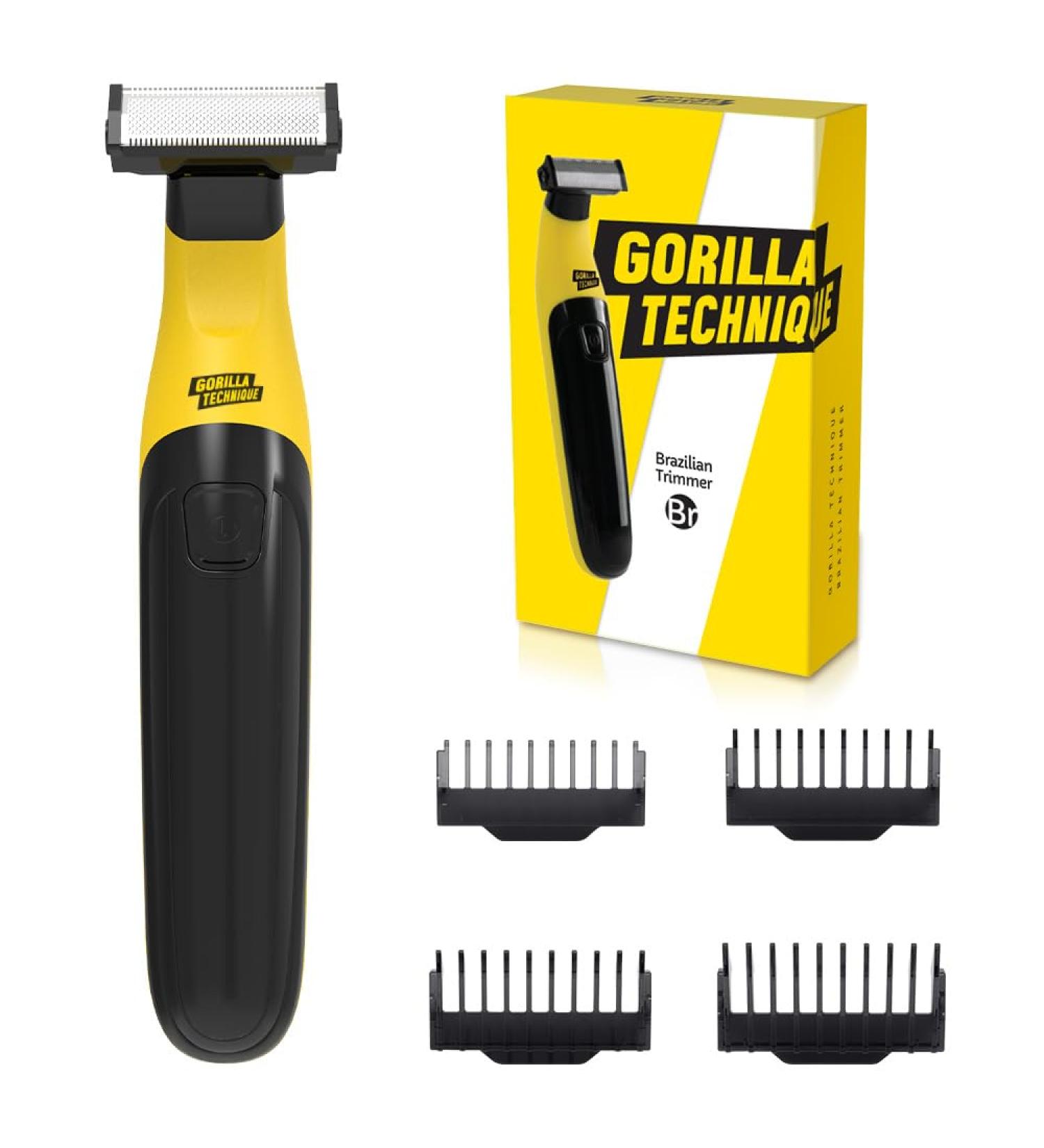 Gorilla Technique All Body Trimmer for Men - Electric Groin & Pubic Hair Shaver | No Nick Design - Buy Online on SooperMarket.com