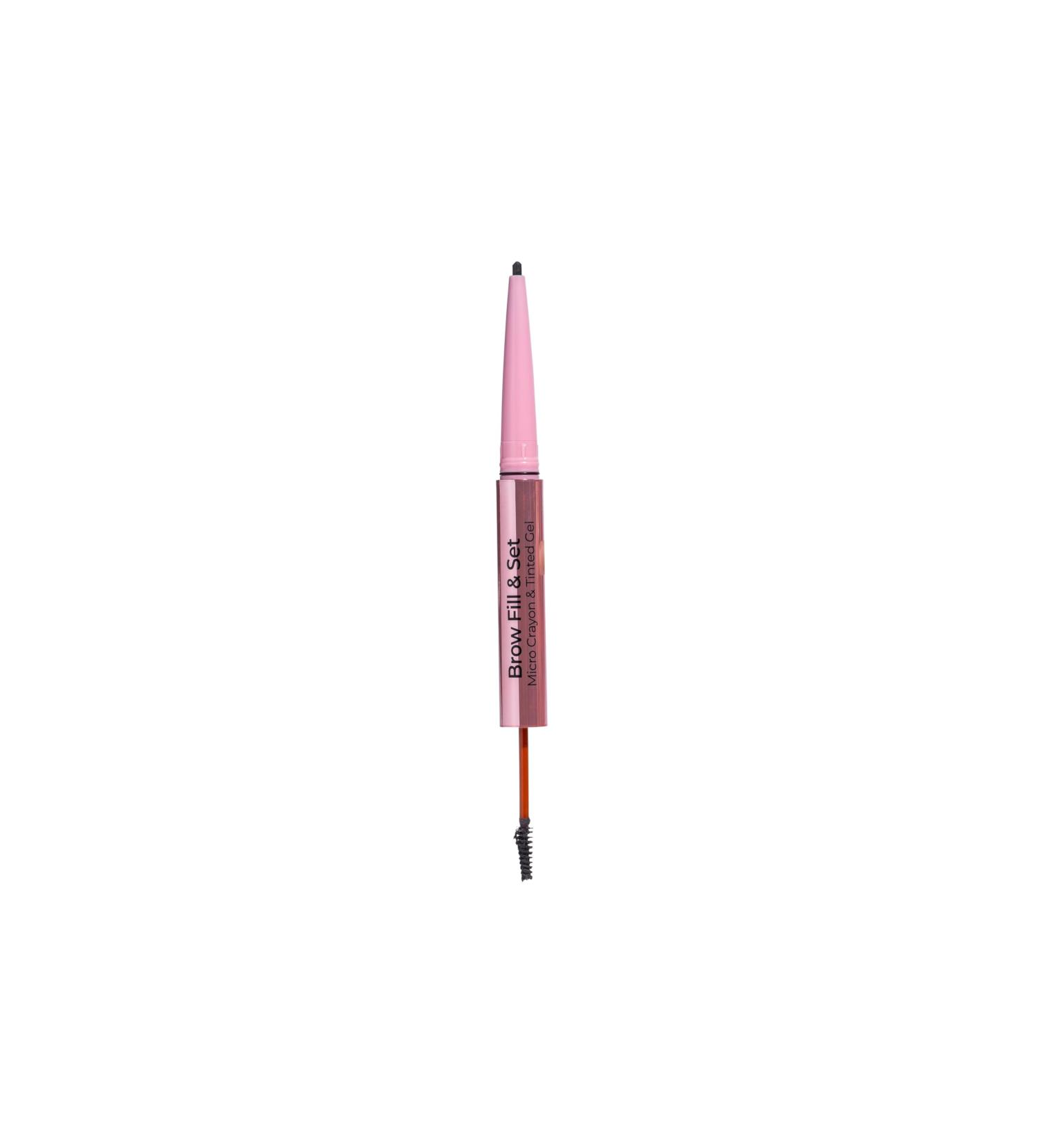 MCoBeauty Brow Fill & Set - Light/Medium Double-Ended Brow Pencil & Gel | Vegan & Cruelty-Free Cosmetics for Natural Volume - Buy Online on SooperMarket.com