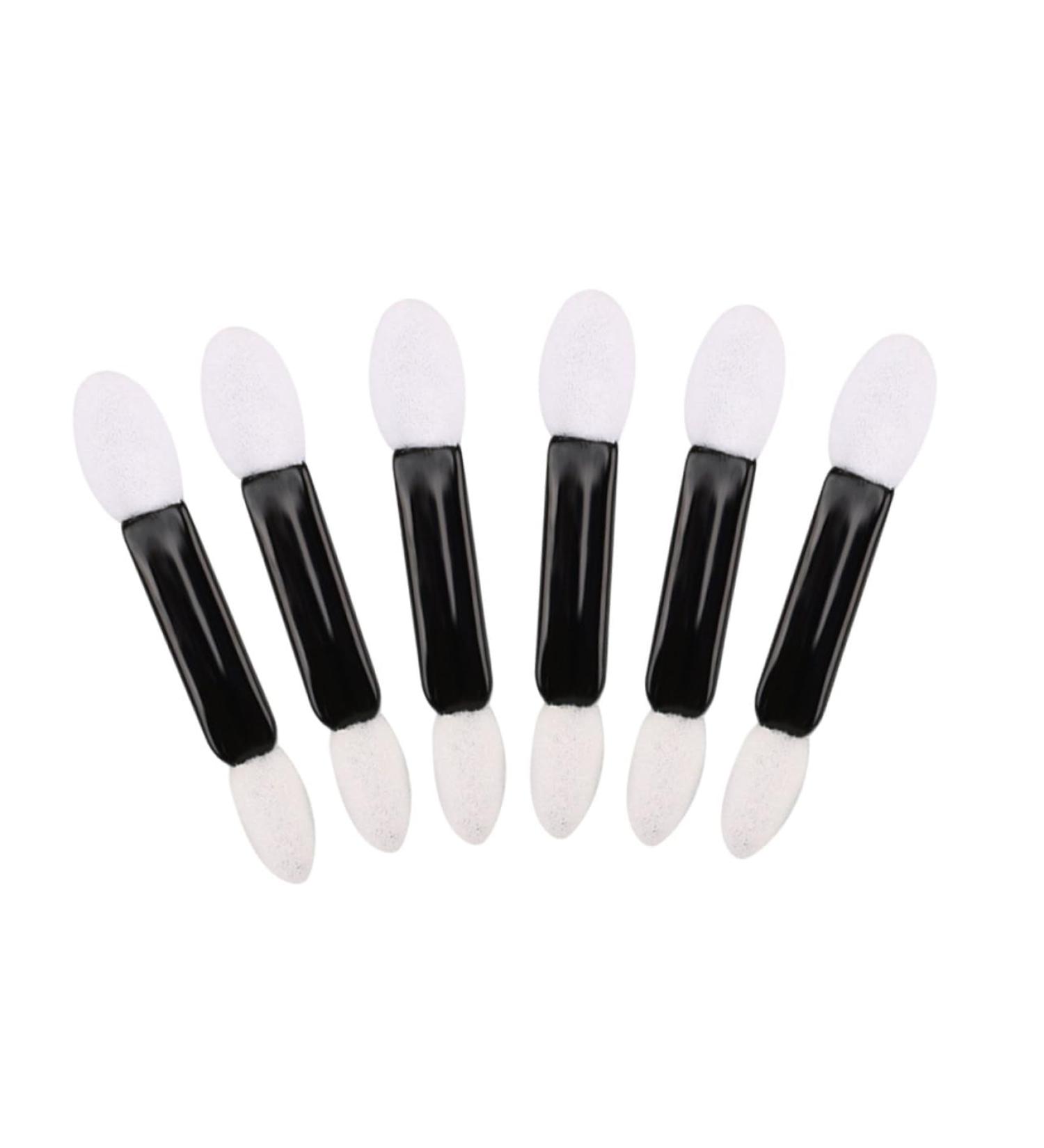 FOYTOKI 50pcs Women Eyeshadow Brush Beauty Sponge Double Sided Eyeshadow Brush Foam White Miss Oval Lipstick - Buy Online on SooperMarket.com