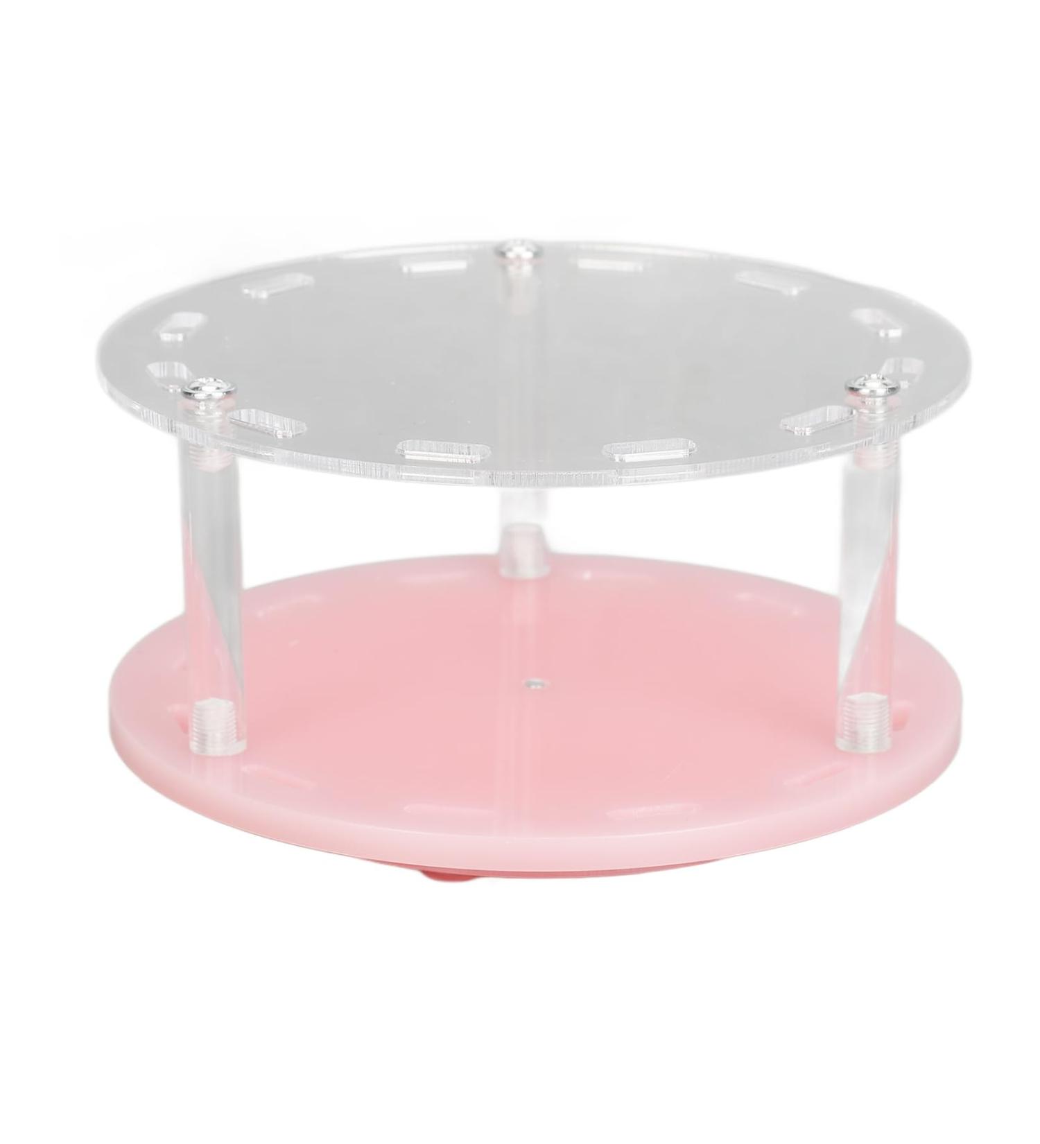 Acrylic Eyelash Tweezers Stand Holder 12 Holes Rotatable Design Organized Storage for Extension Tools (Terrazzo Pattern Color) - Buy Online on SooperMarket.com
