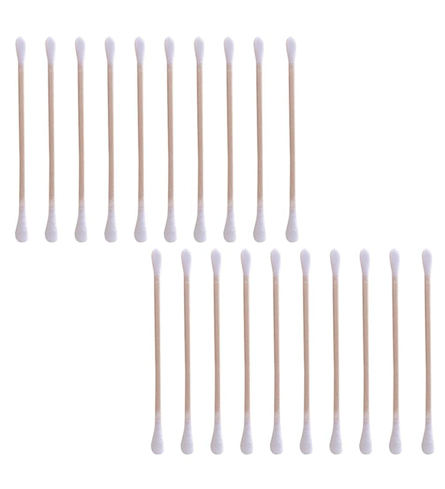 300pcs Double Tips Cotton Swabs - Perfect for Eye Shadow Makeup & Pet Ear Cleaning | Beauty Essentials - Buy Online on SooperMarket.com