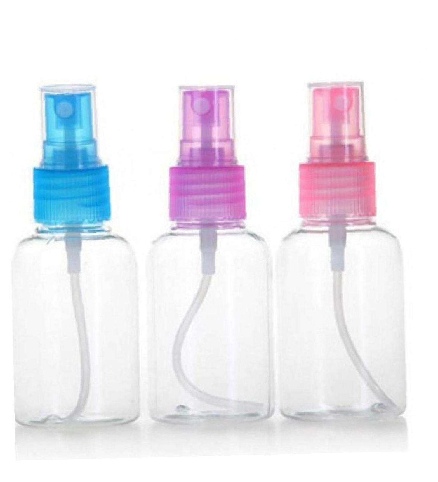 Pinicecore 30ml Refillable Plastic Spray Bottle - Clear Liquid Container for Makeup Cosmetics & Hair - Perfect for Travel & Home Use - Buy Online on SooperMarket.com