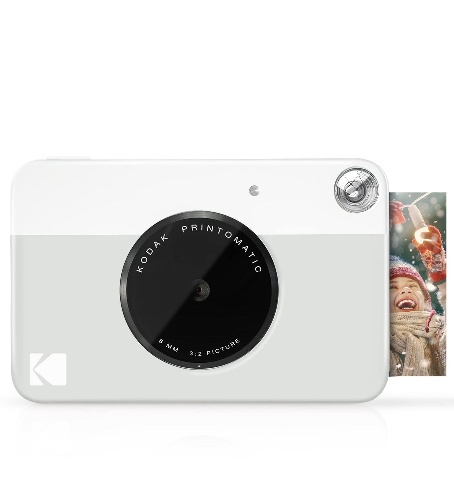 Kodak Printomatic Digital Instant Camera - Grey | Full Color Prints on ZINK 2x3 Photo Paper - Buy Online on SooperMarket.com
