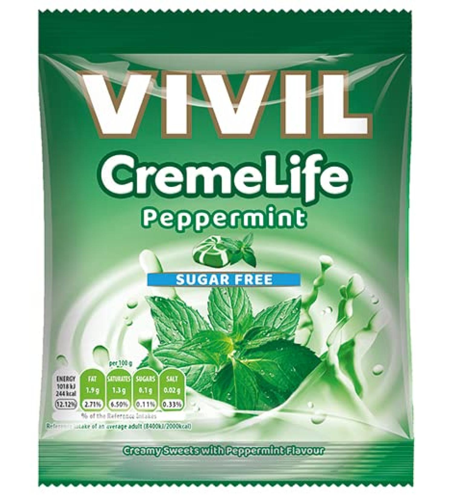 Vivil Peppermint Creme Life 60g - 3 Pack