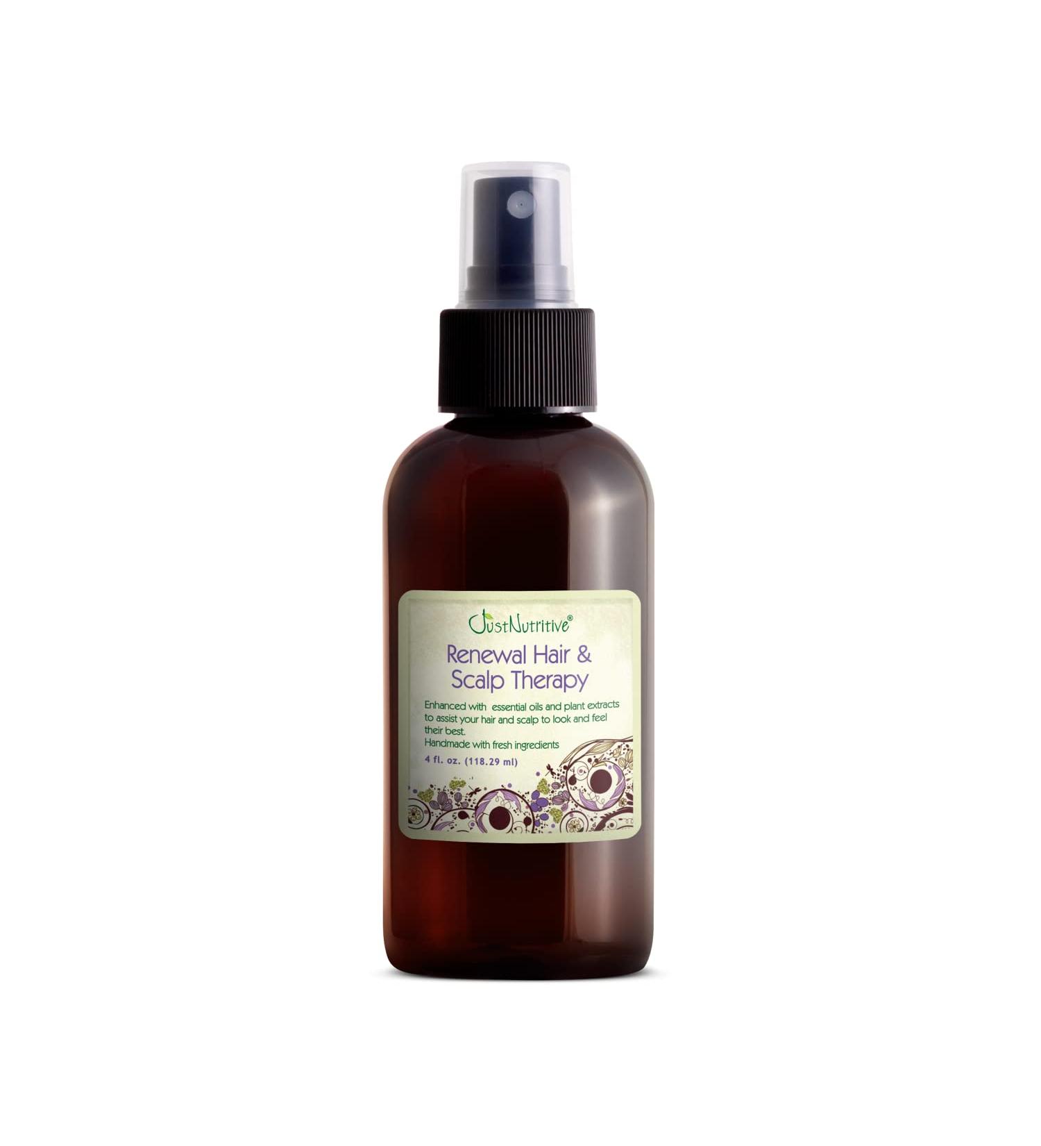 Alopecia Renewal Hair Loss Treatment | Just Nutritive Hair & Scalp Therapy | Nourishing 4 Fl Oz Formula for Soothing Scalp - Buy Online on SooperMarket.com