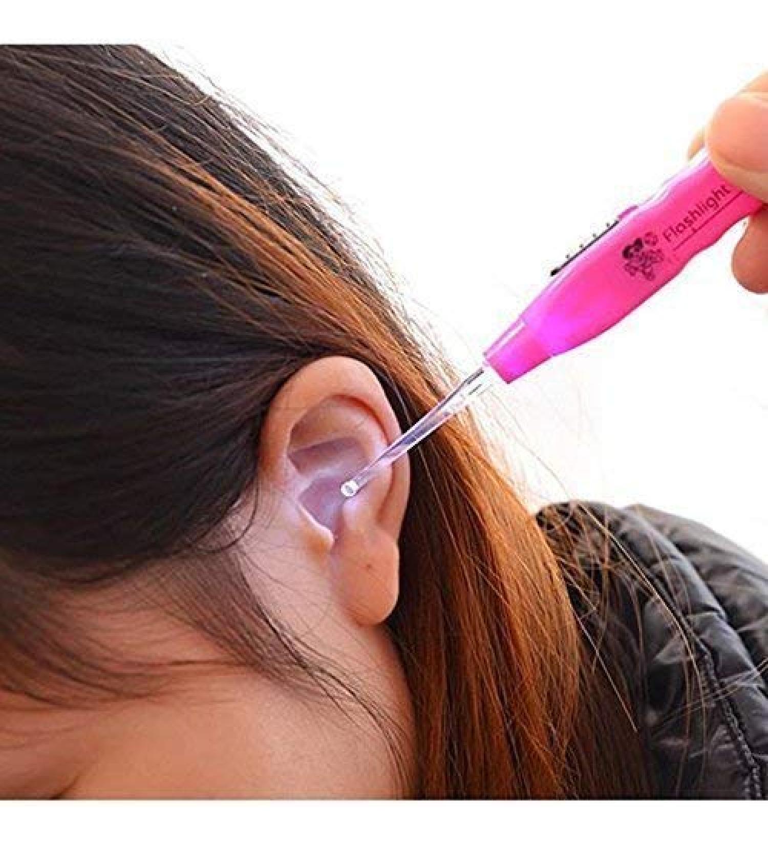 LED Flashlight Earpick - Ear Wax Remover & Cleaner for Kids and Adults - Buy Online on SooperMarket.com