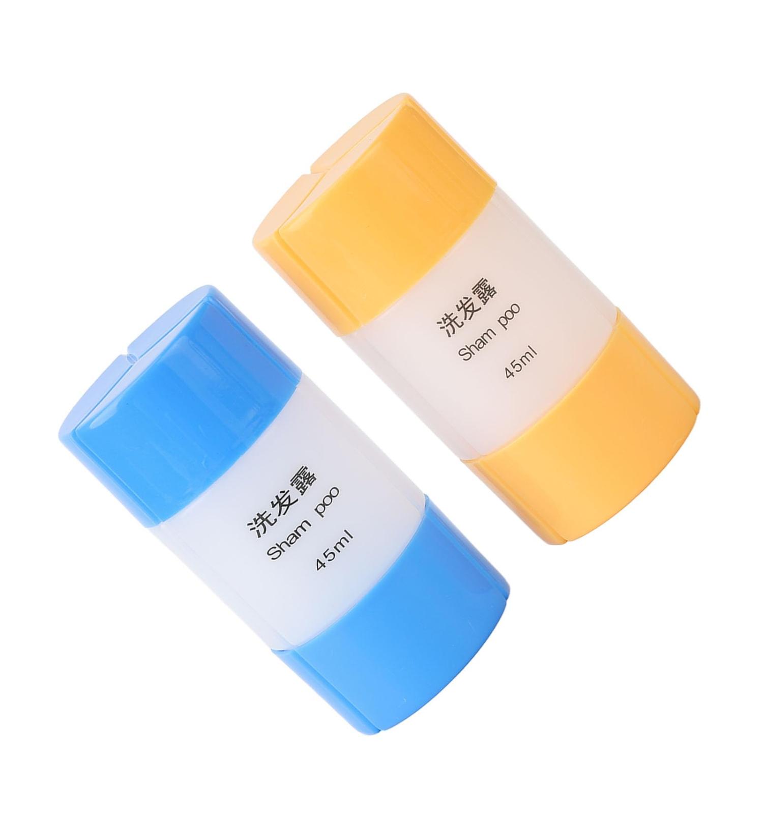 Refillable Plastic Bottle Set Durable Split Bottle with Stable Liquid Outlet Multipurpose for Essential Oils Shampoo Dishwashing Soap Compact and Portable Reusabl - Buy Online on SooperMarket.com