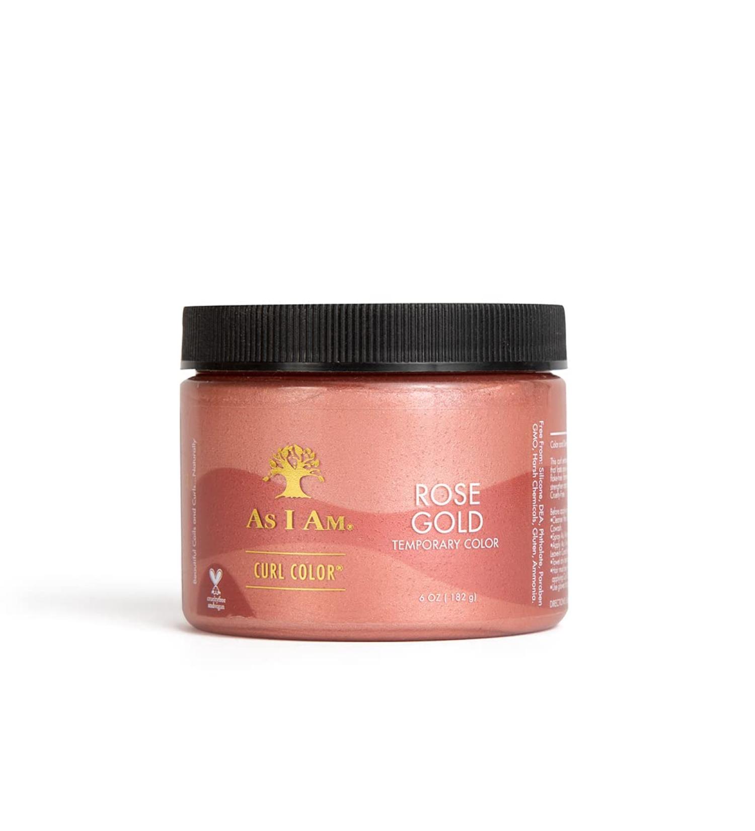 As I Am Curl Color Rose Gold Gel 6oz - Temporary Vegan & Cruelty Free Dye - Buy Online on SooperMarket.com