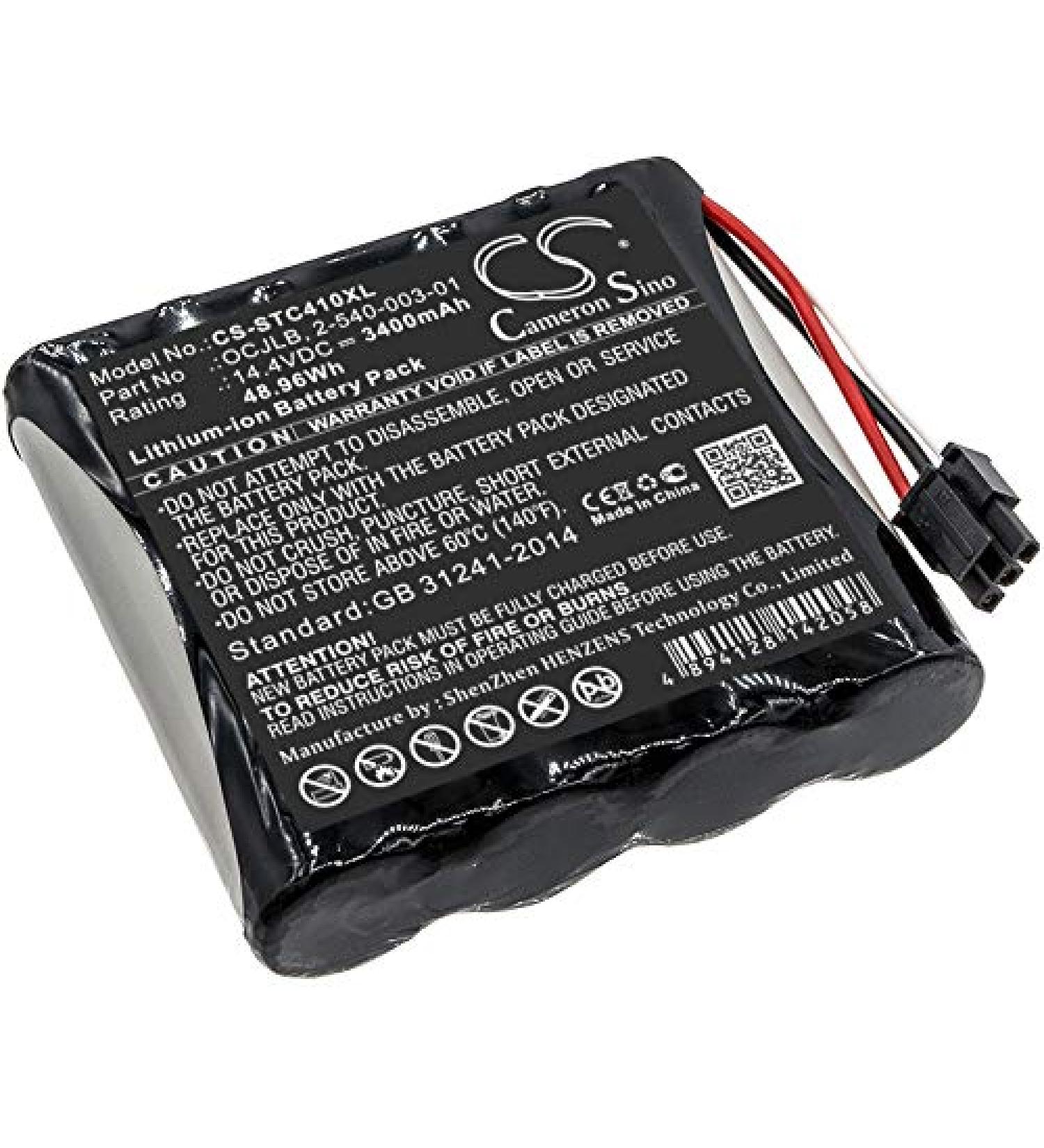 3400mAh Battery Replacement for Soundcast OCJ410 OCJ411a | High-Quality 14.4V Compatible Battery - Buy Online on SooperMarket.com
