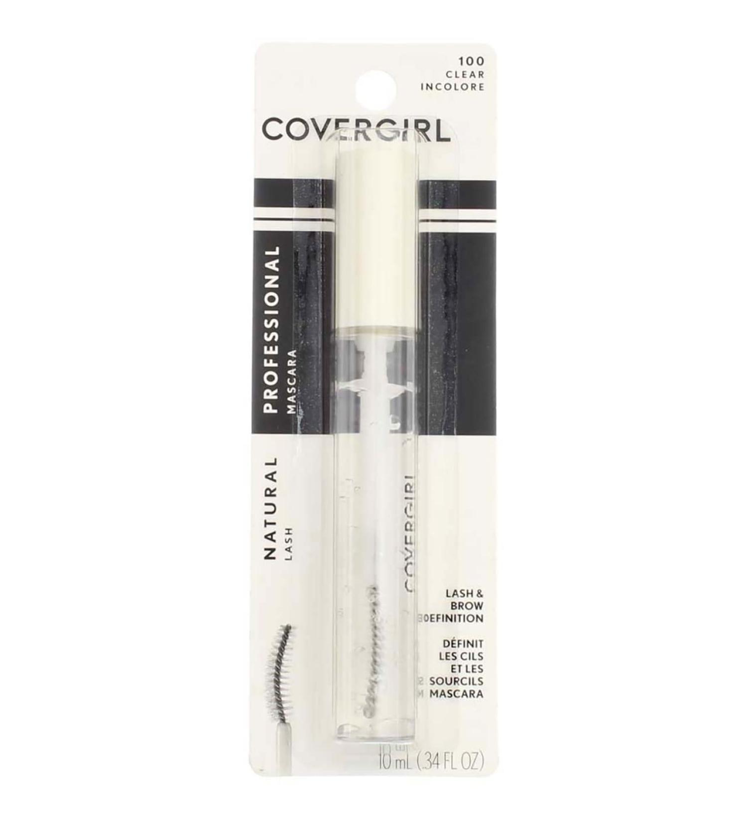 CoverGirl Professional Natural Lash Mascara Clear 100 - 0.34 oz | Long-Lasting, Smudge-Proof Mascara - Buy Online on SooperMarket.com