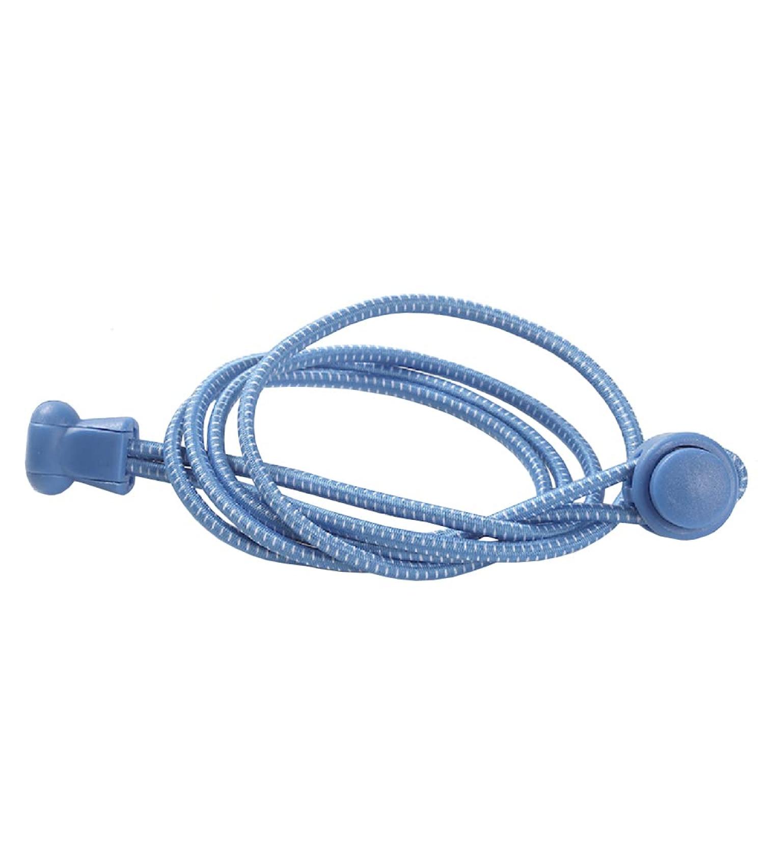 Buy Bupimufi No-Tie Elastic Shoelaces for Kids - Quick Lock Sky Blue & White Shoe Straps - Buy Online on SooperMarket.com