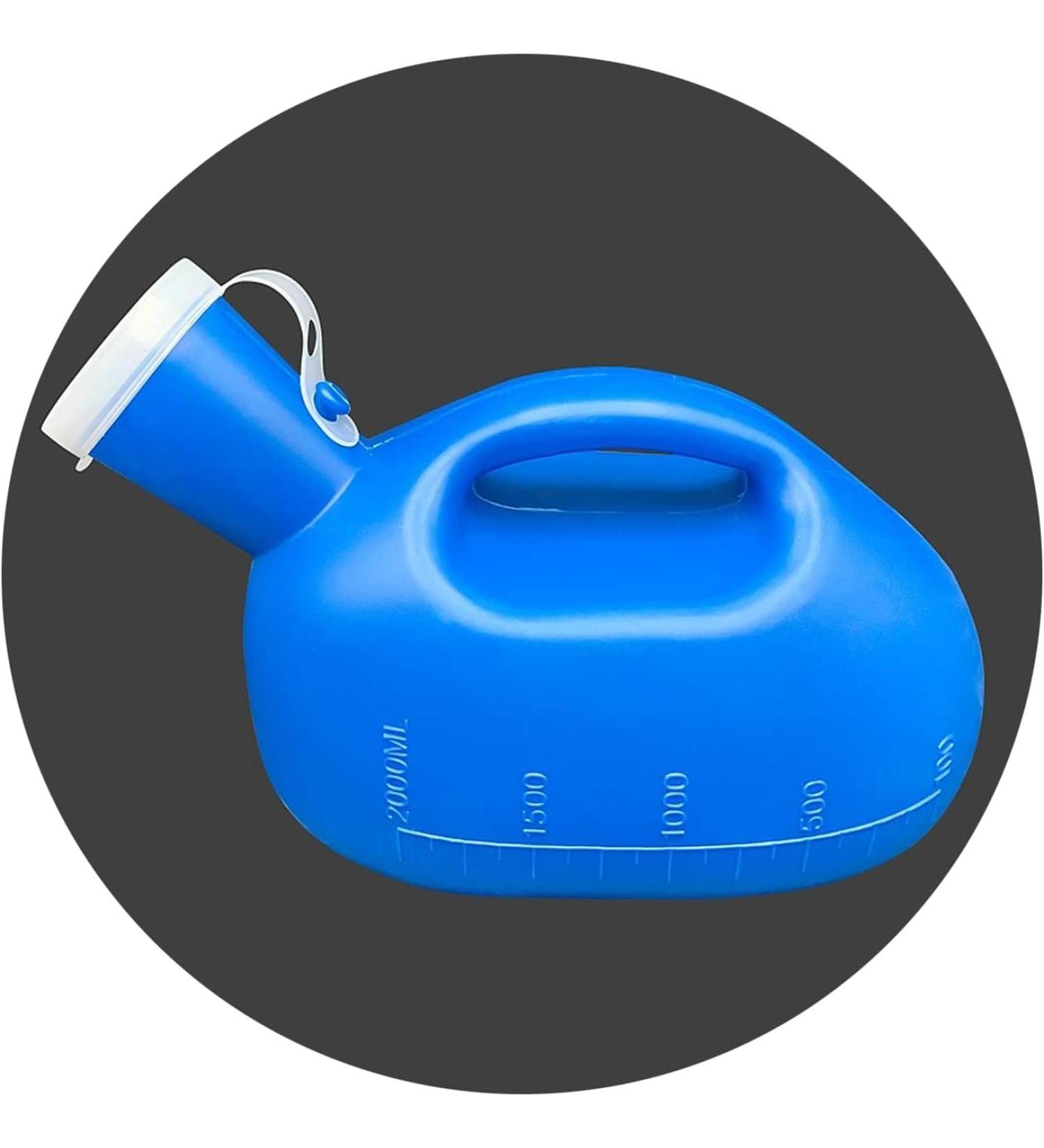Male Urinal Bottle Camping Toilet Urine Bottle Large Male Urinal -2000ML- Portable Mens Potty Pee Bottle Collector Travel Toilet - Buy Online on SooperMarket.com