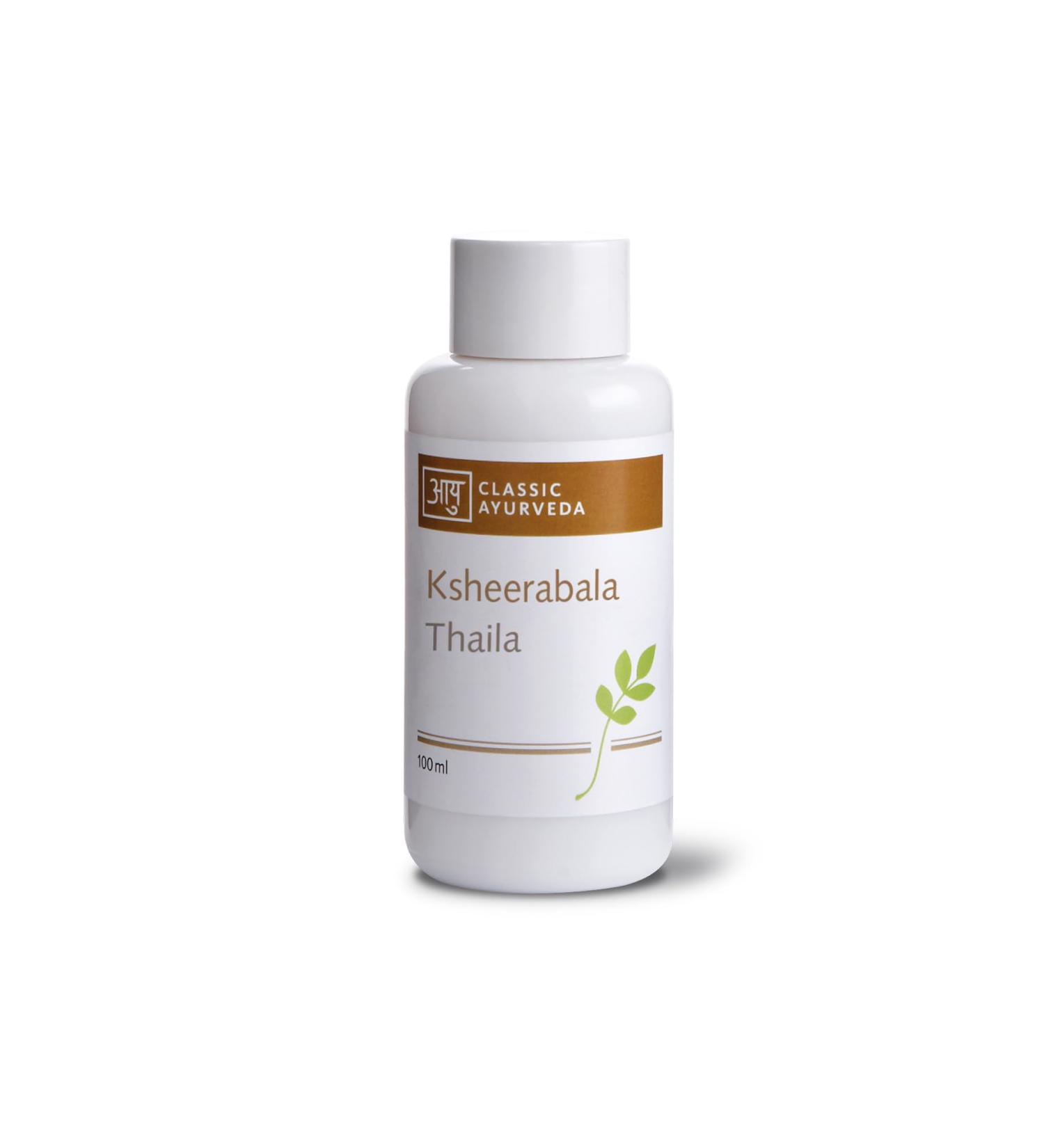 Classic Ayurveda - Ksheerabala Thaila - Body & Head Massage Oil - 100 ml