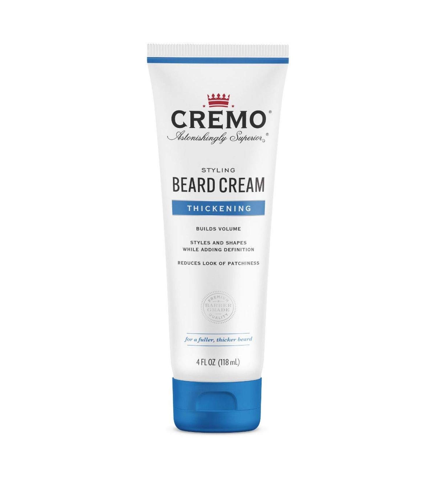 Cremo Thickening Beard Cream 4 Fluid Ounce (pack Of 3) Unscented 4 Fl Oz (Pack of 3)