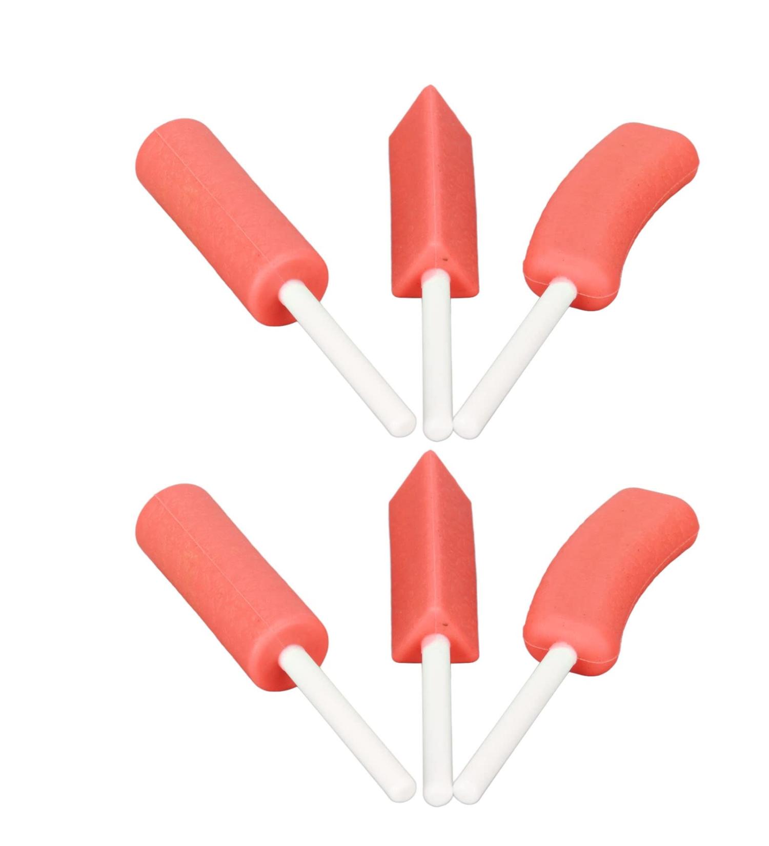 Portable Orthodontic Pacifiers with Flexible Leveling Shell - Professional Silicone Packaging 6 Pack - Tasty Red Strawberry Flavor - Buy Online on SooperMarket.com