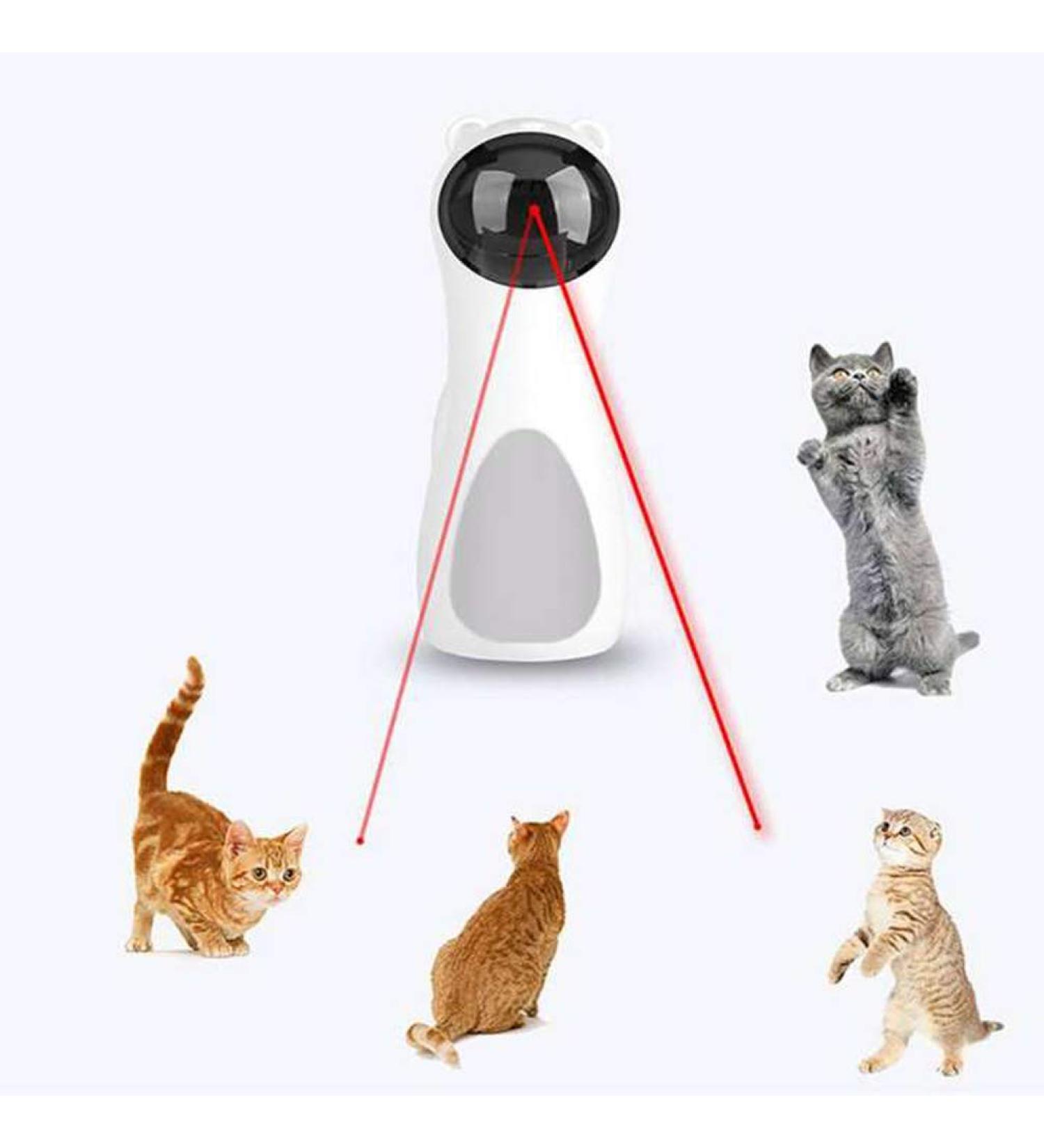 Cat Laser Toy Automatic Interactive Cat Laser Toy Pet Chasing Toy Cat Laser Pointer Cat Light Toy Laser Cat Indoor Electric Toy for Chasing USB Rechargeable Pet Teasing Toy Kitten Laser Toy Handheld - Buy Online on SooperMarket.com