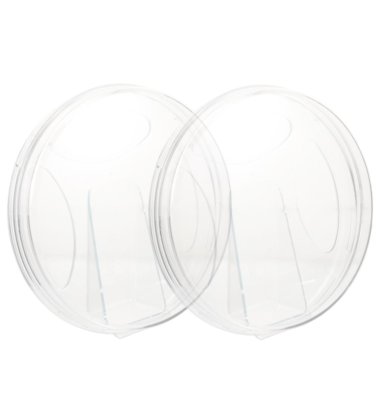 OSALADI 2pcs Tea Cake Stand Picture Stands Tea Cake Bracket Clear Tea Holder Loose Leaf Packing Box