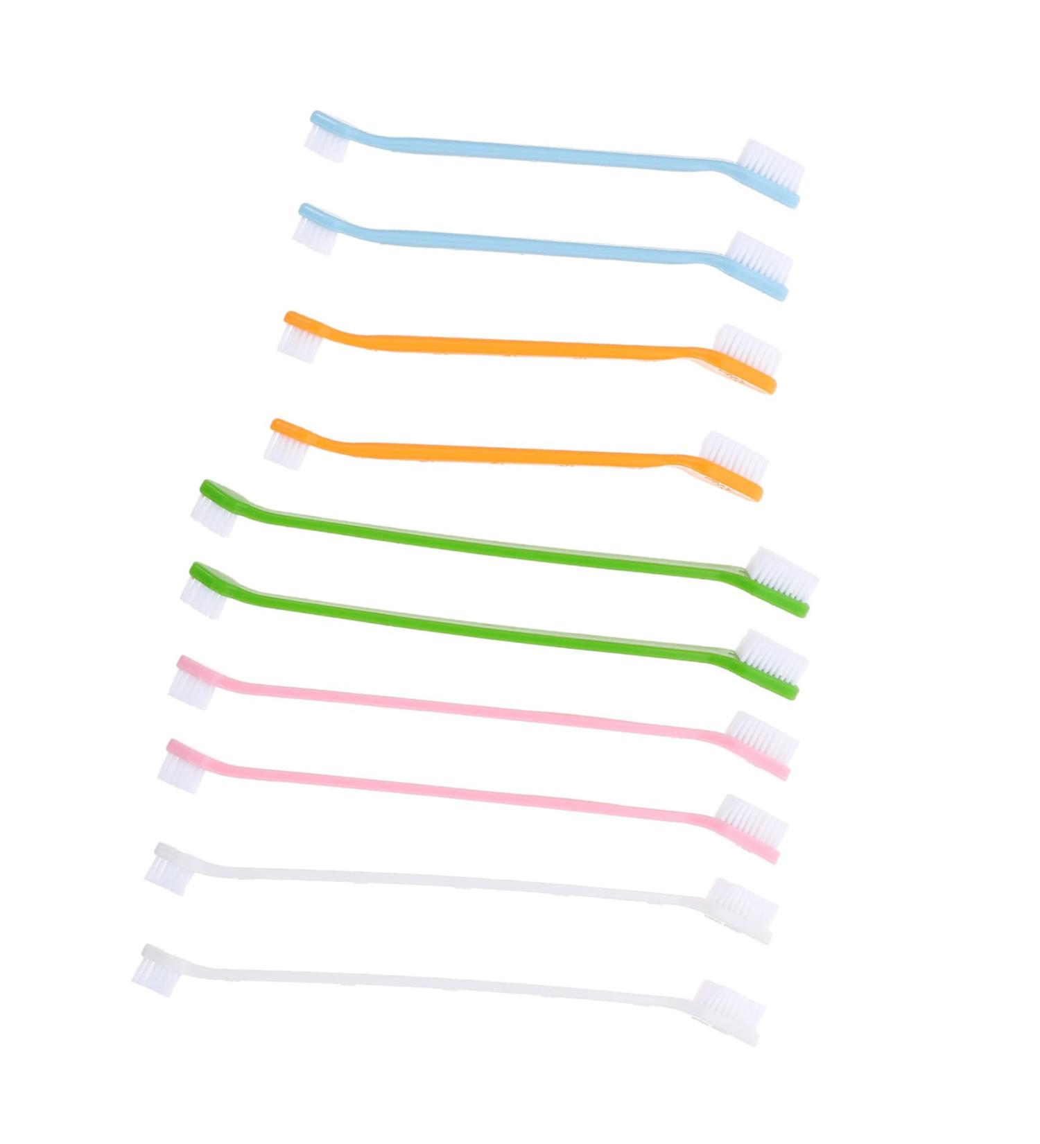 CORHAD 10pcs Supplies Nylon Oral Dog Pet Puppy for Clean Tooth Dual-head Portable Pets Handheld Small - Buy Online on SooperMarket.com
