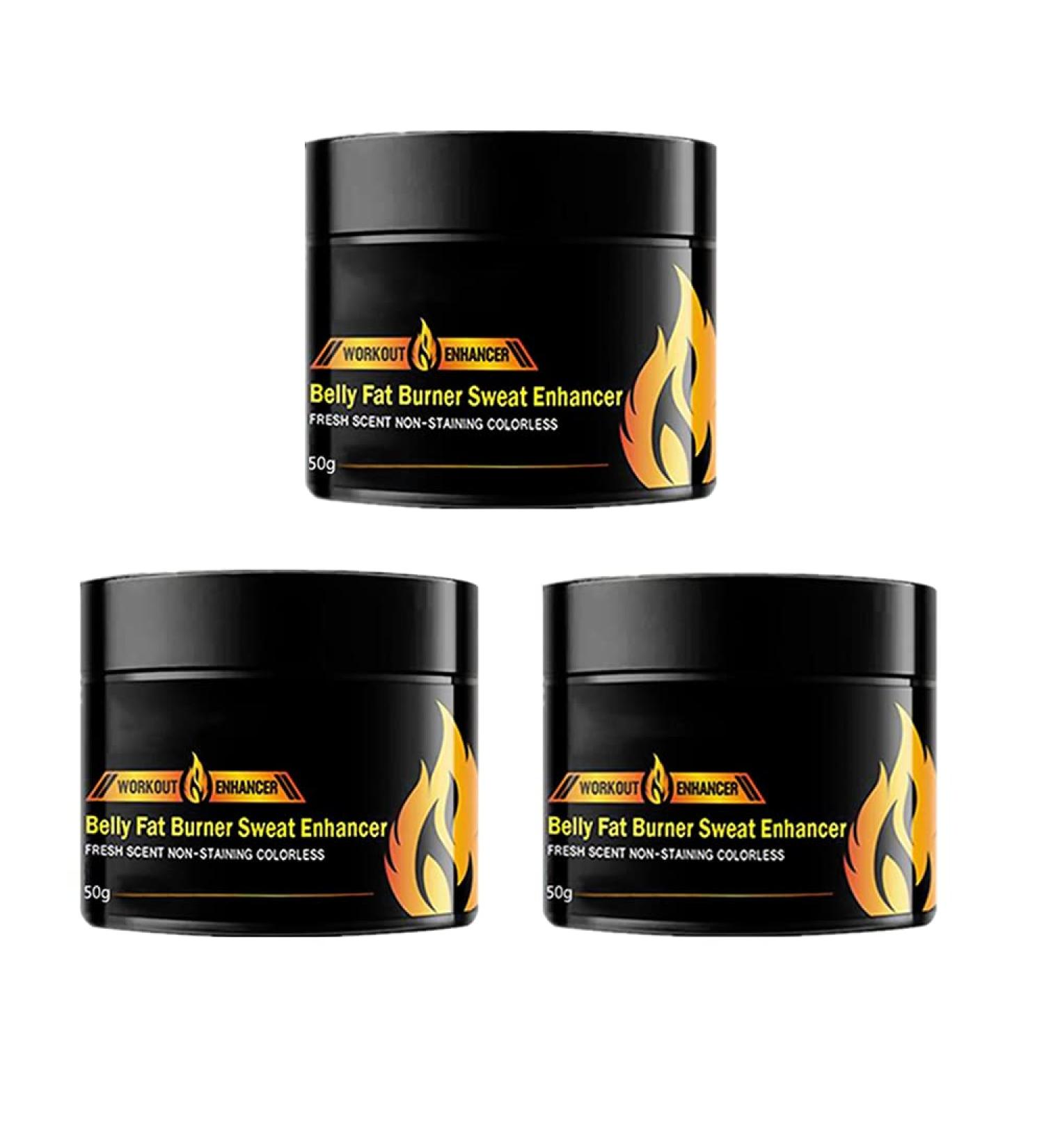 3pcs Hot Cream Workout Enhancer Gel for Natural Weight Loss & Cellulite Treatment - Fat Burning Cream for Belly, Thighs, Legs, Arms, and Buttocks - Men and Women - Buy Online on SooperMarket.com