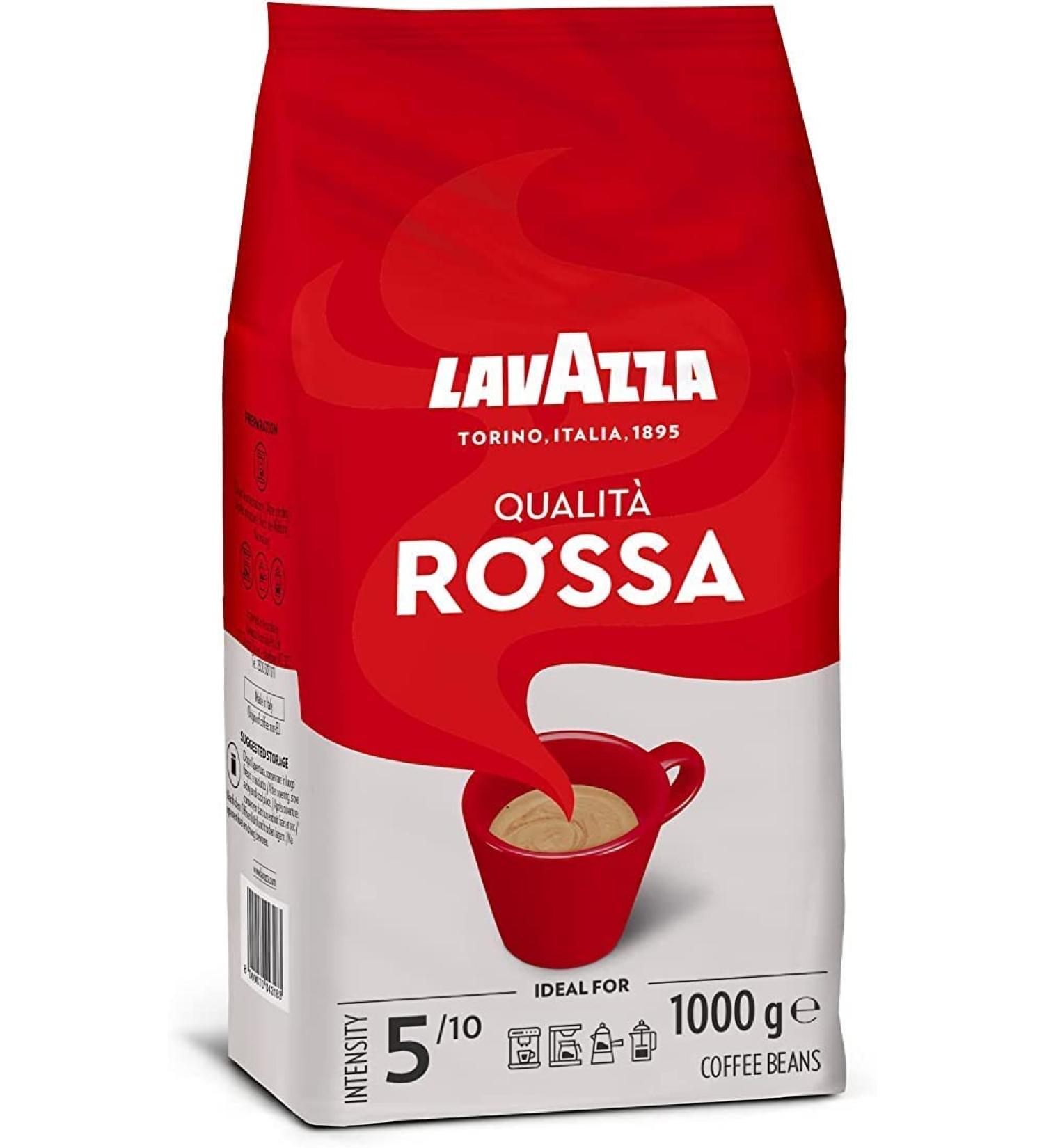 Buy Lavazza Coffee Qualita Rossa - 2 x 1000g Pack | Premium Italian Coffee | International Shipping - Buy Online on SooperMarket.com