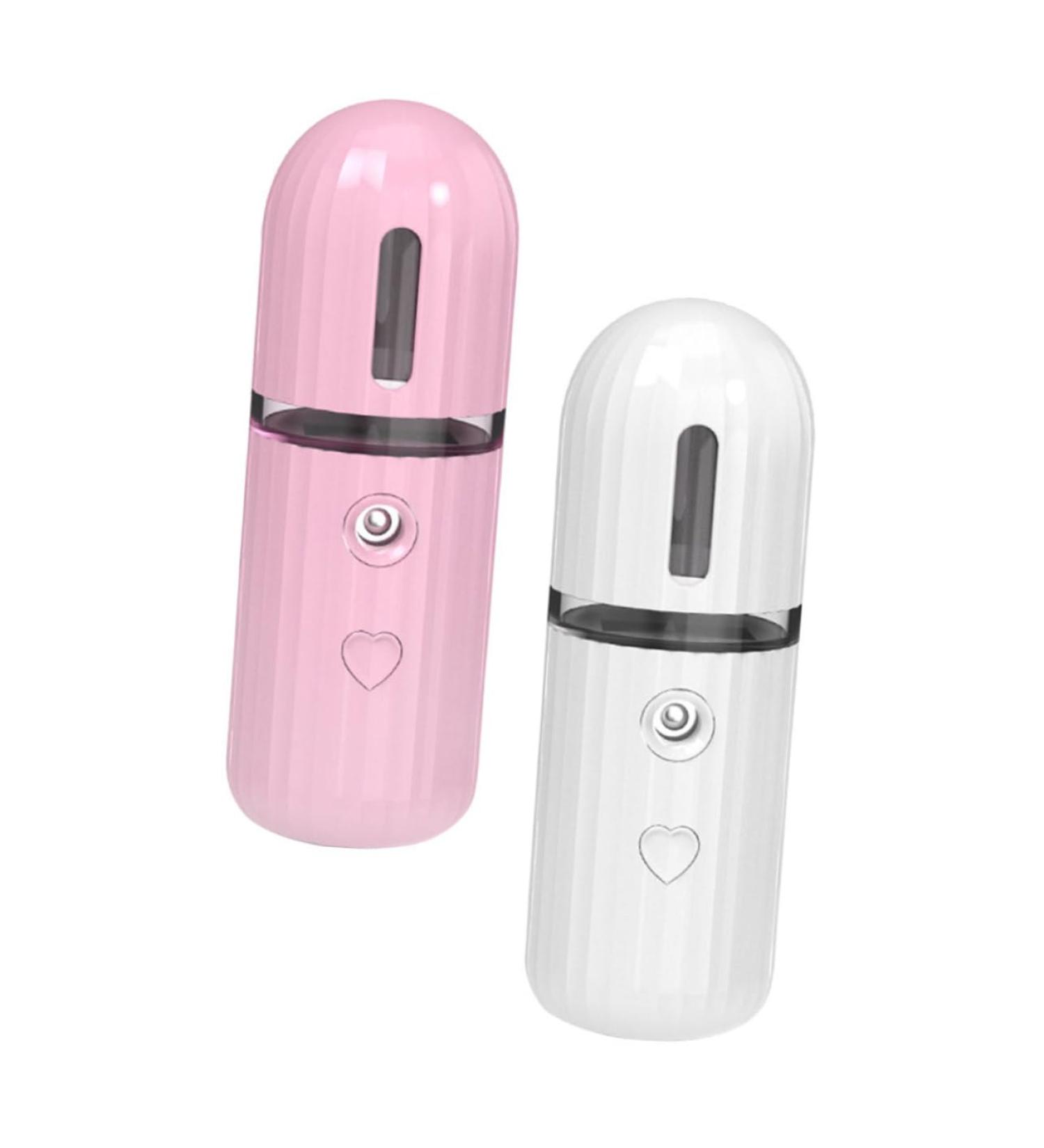 BELLIFFY 2pcs Moisturizing Sprayer Mini Face Sprayer Mist Sprayer Humidifier USB Face Handy Sprayer Abs - Buy Online on SooperMarket.com