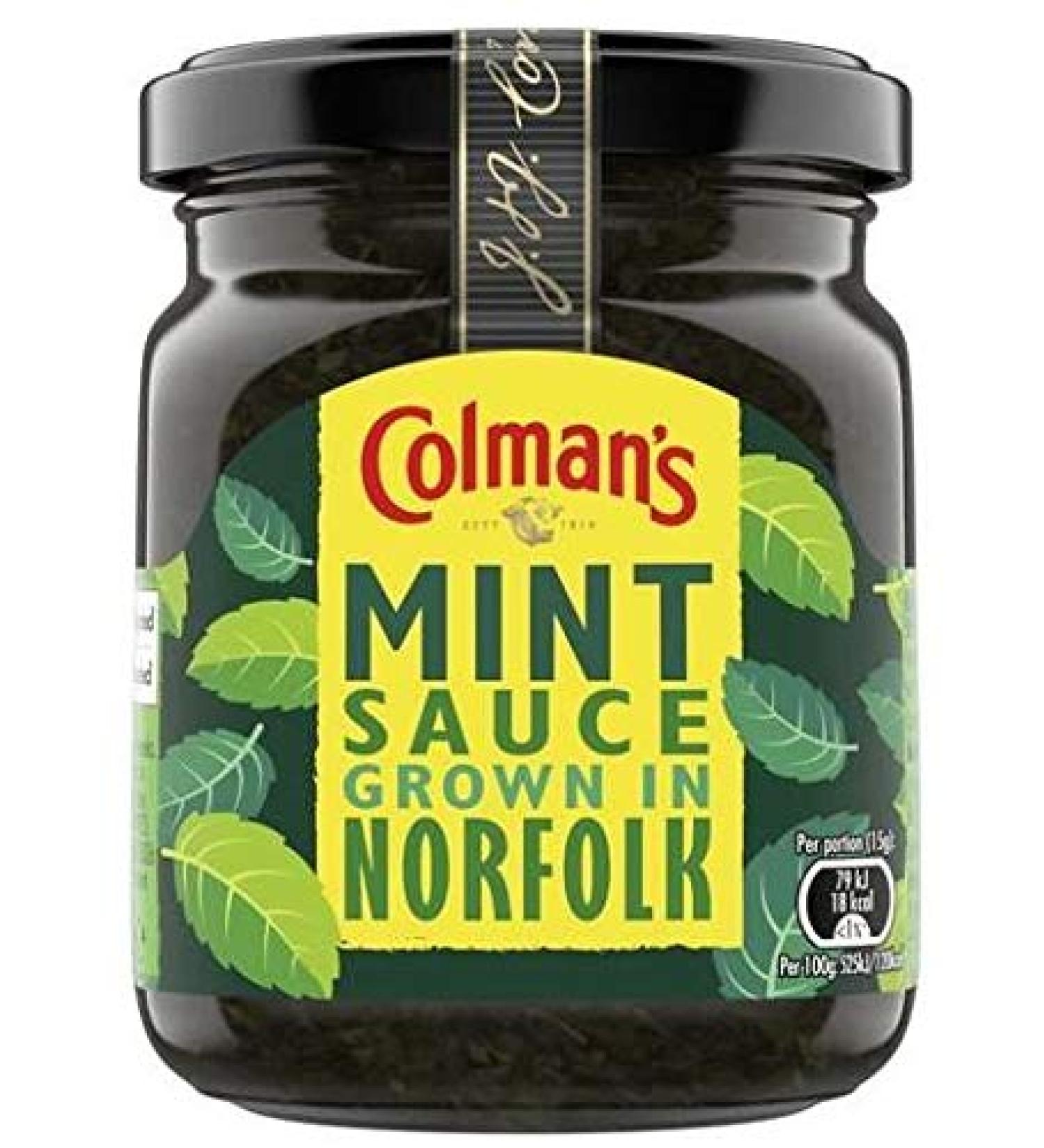 Original Colmans Classic Mint Sauce Imported From The UK England Colmans Of Norwich 5.82 Ounce (Pack of 1)