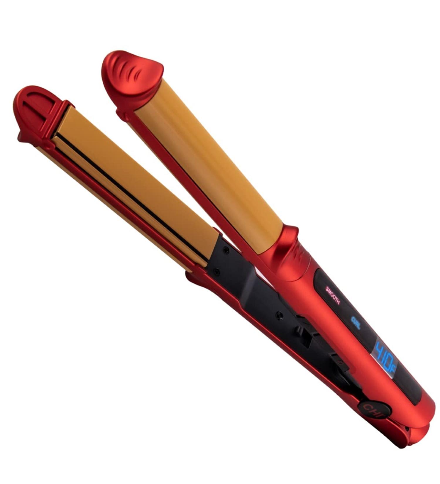 CHI 3-In-1 Hairstyling Iron - Ruby Red | Professional Hair Straightener, Curler & Waver - Buy Online on SooperMarket.com
