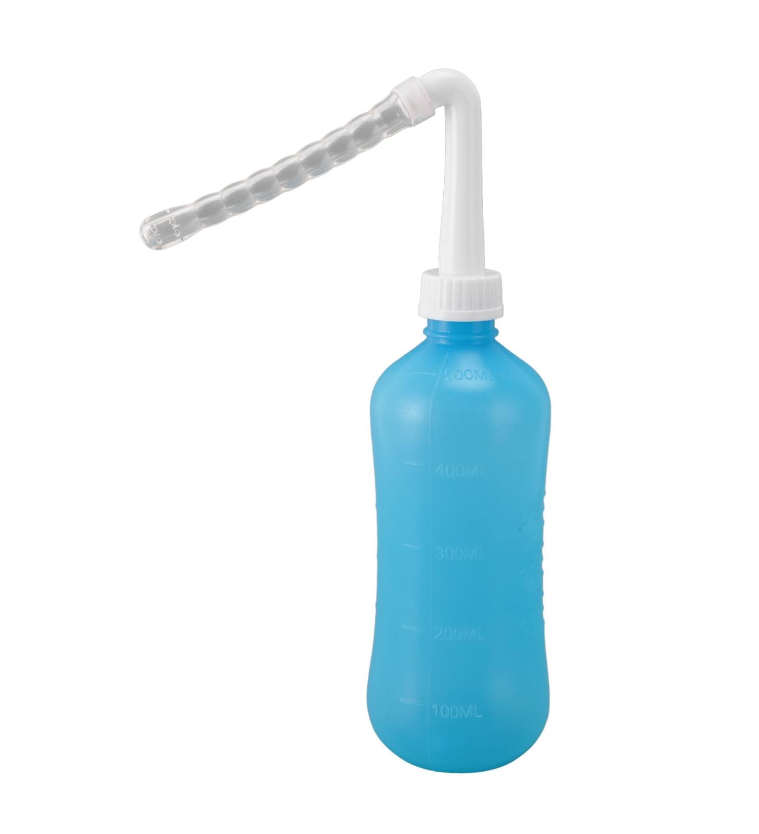 Nasal Rinsing Cleaner Efficient Easy Large Capacity Comfortable Sinus Rinsing Bottle for Sea Water (500ML Blue) - Buy Online on SooperMarket.com