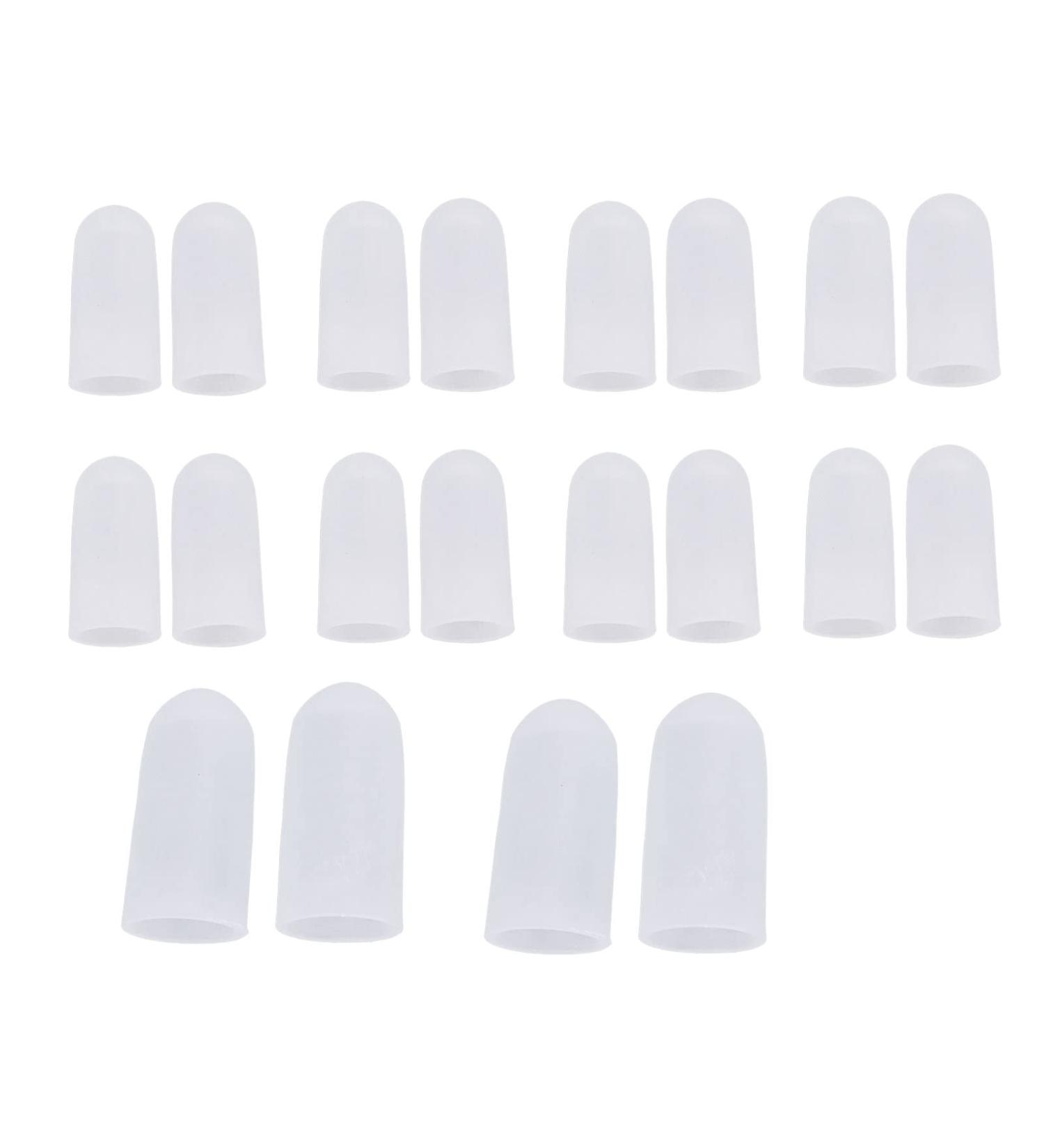 Silicone Toe Guards for Pain Relief and Toe Separation in Sports | Protective Toe Guards for Overlapping Toes - Buy Online on SooperMarket.com