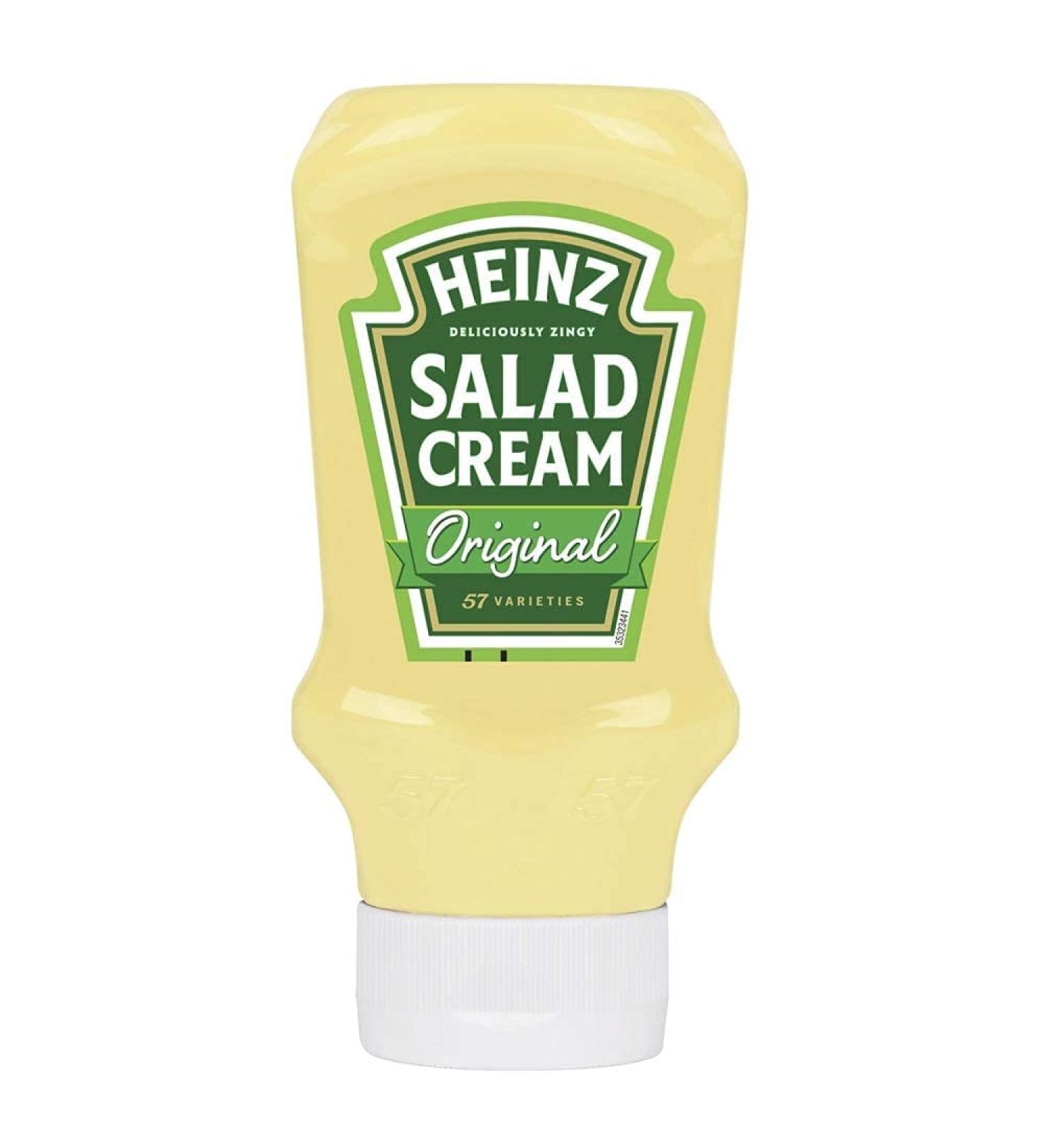 Heinz Salad Cream Original Squeezy Top Down 425g - Salad Cream