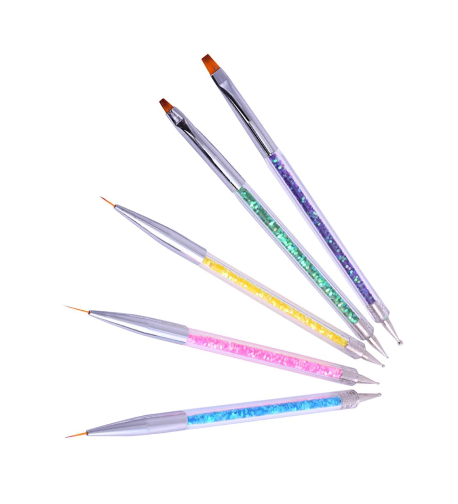Sets Kit De Manicura Nail Art Nail Drawing Pen Nail Dotting Pen Nail Art Pen Gel Pen Manicure - Buy Online on SooperMarket.com